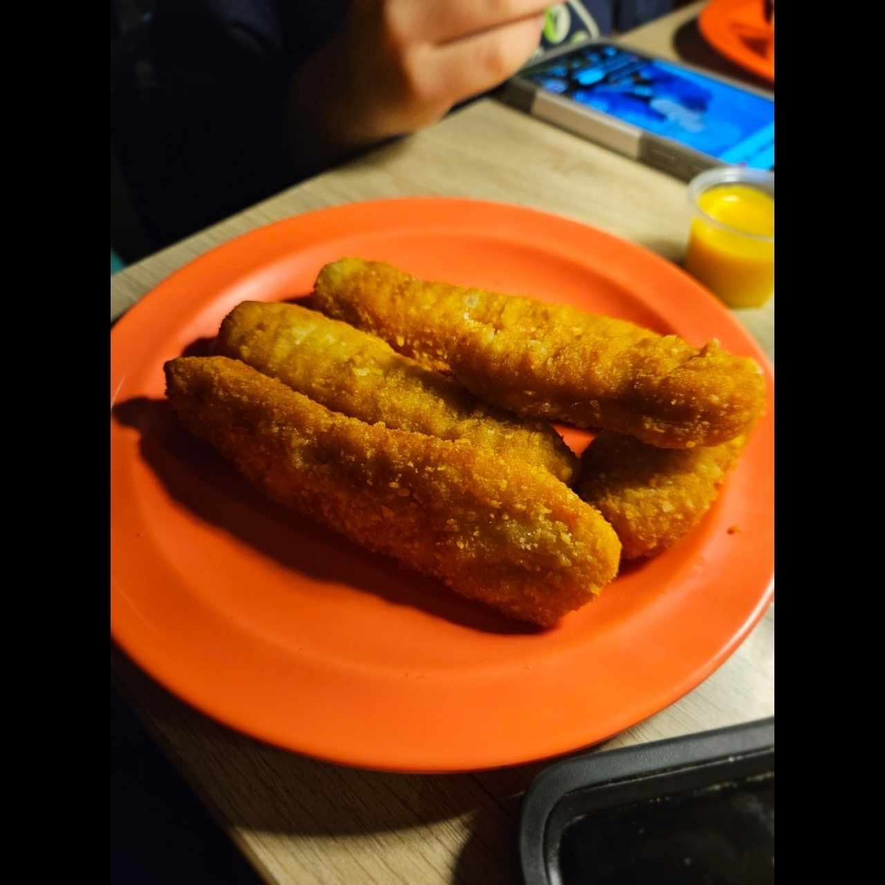 Deditos de Pollo con Miel y Mostaza