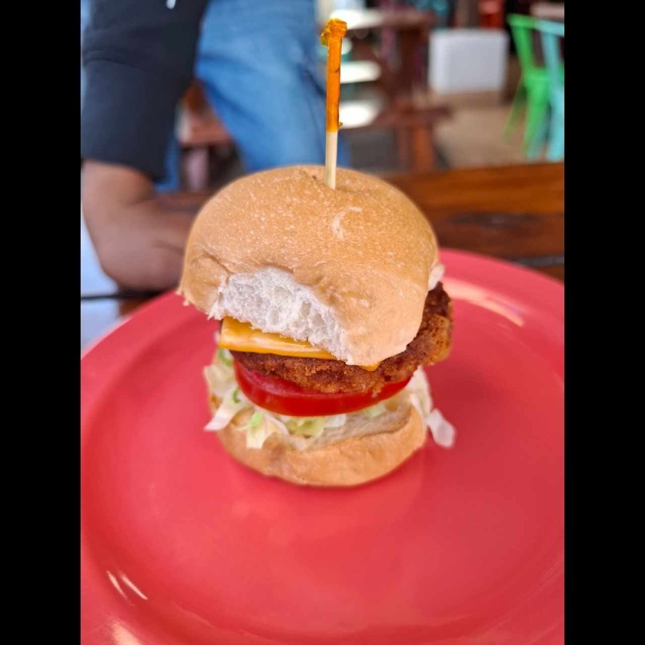 Hamburguesa de Res con Queso