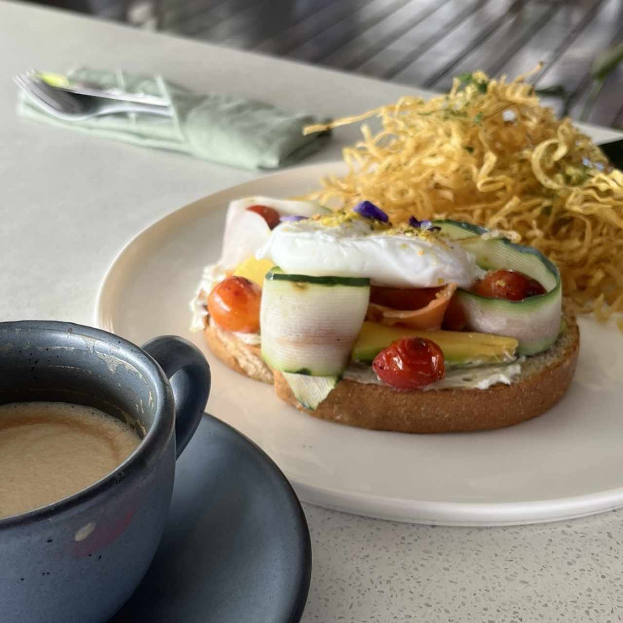 Salmon and Eggs Toast