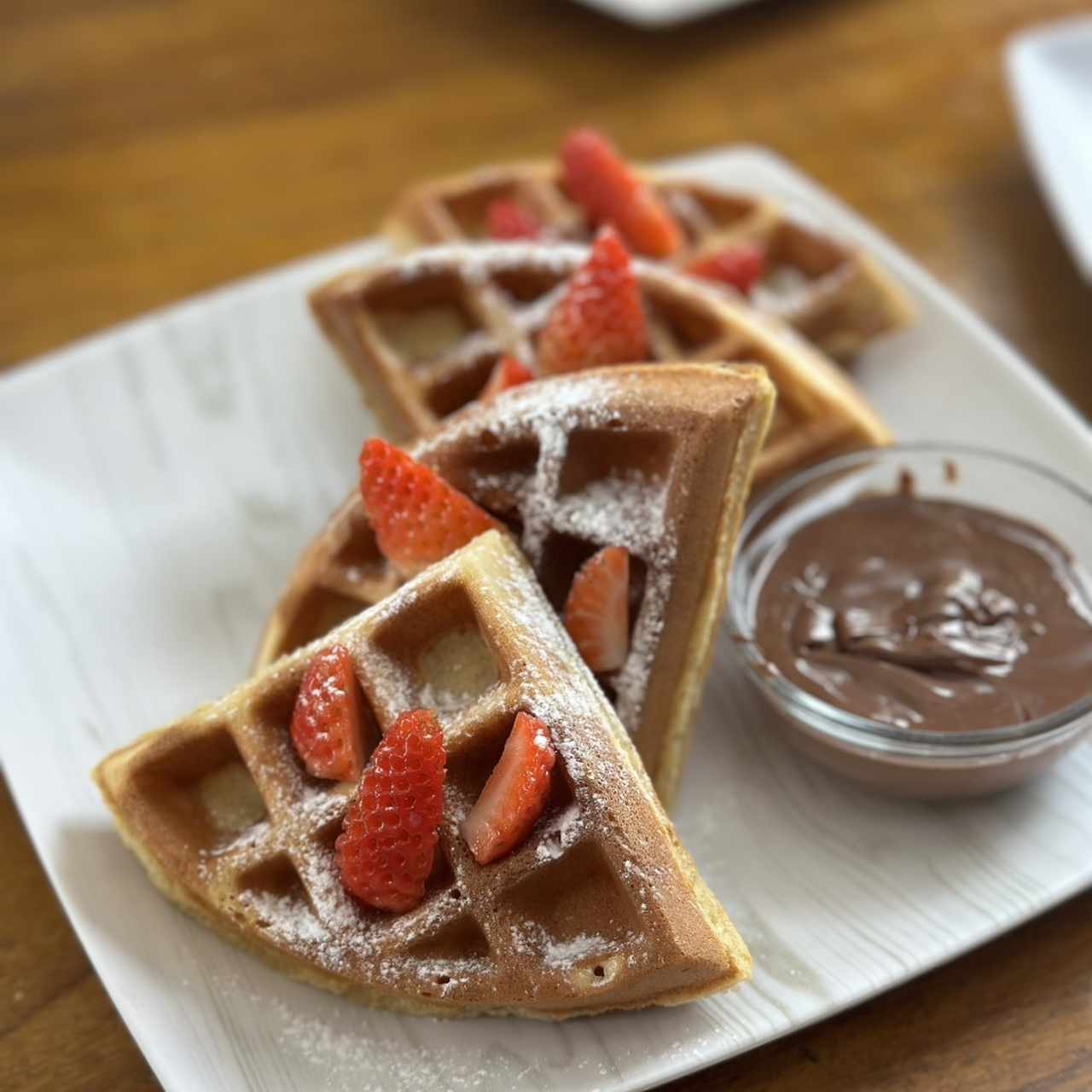 Nutela waffles