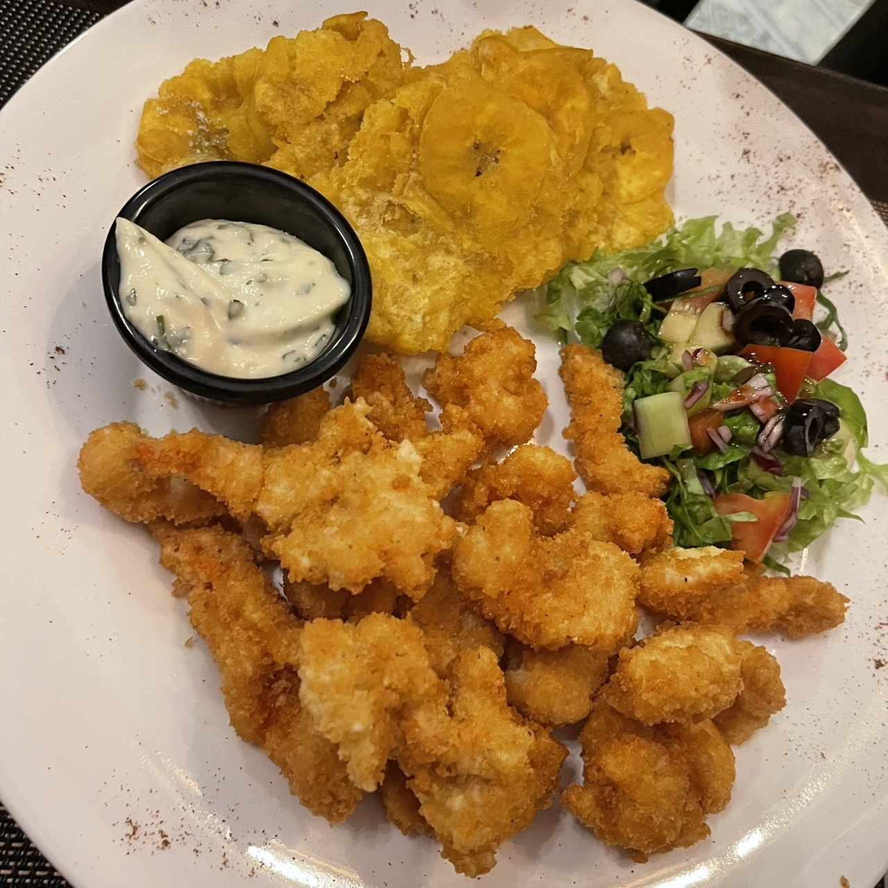 Camarones apanados
