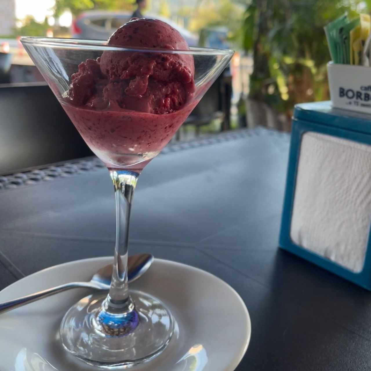 Gelato de frutos del bosque 