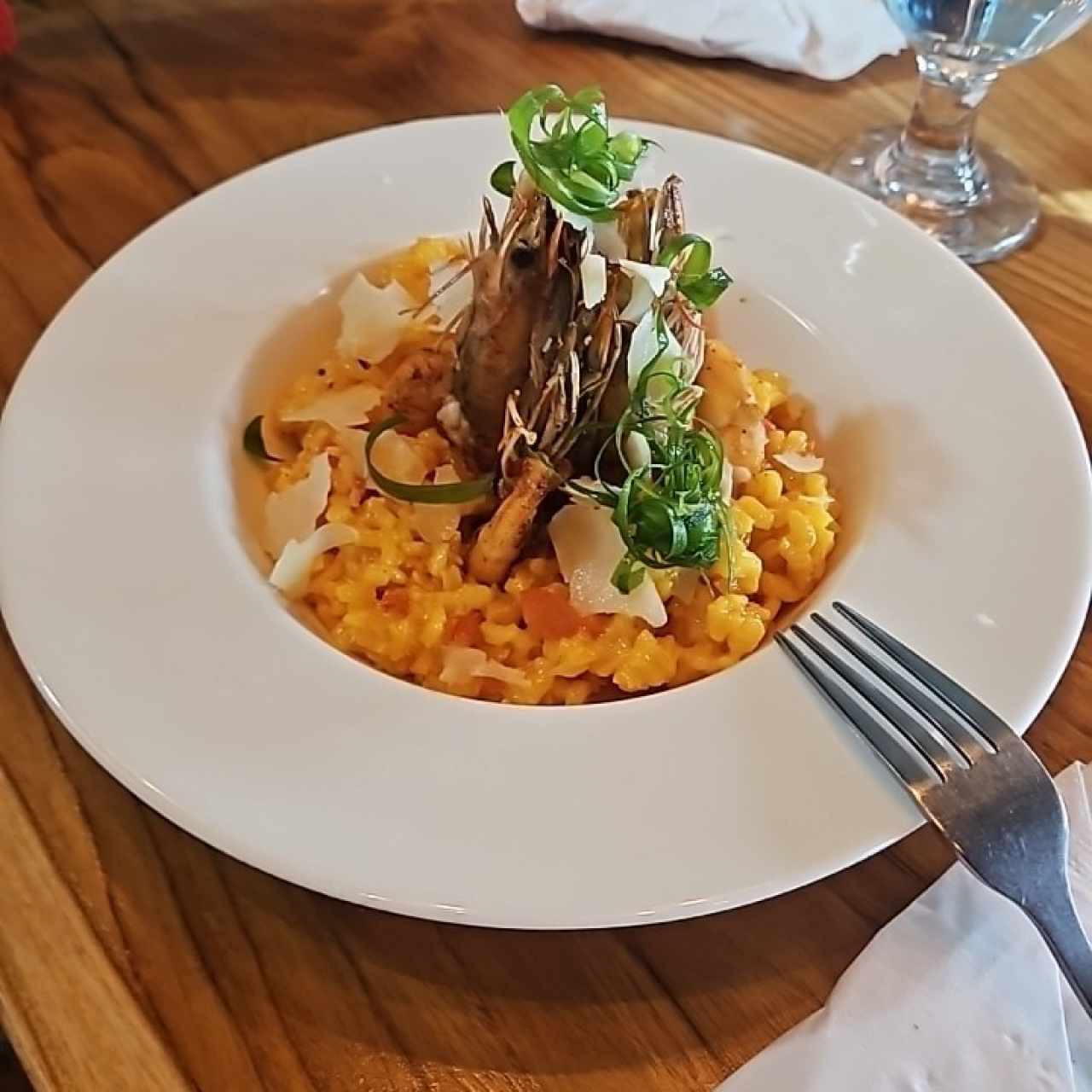 Risotto de Camarones