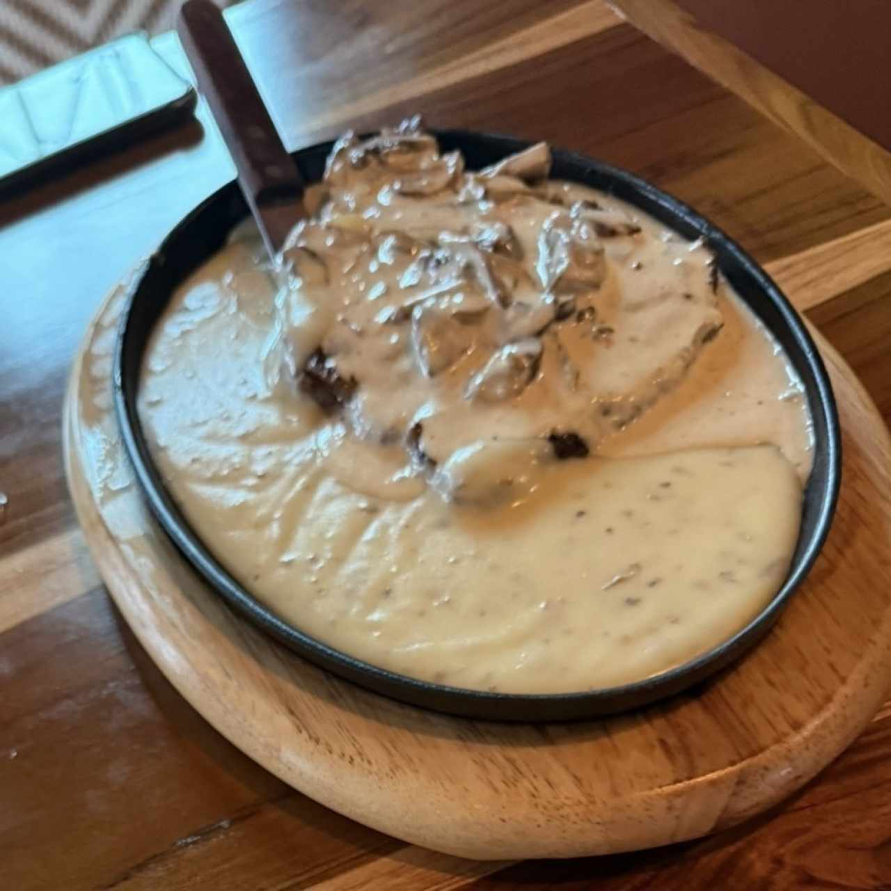 Ribeye En Salsa de Hongos
