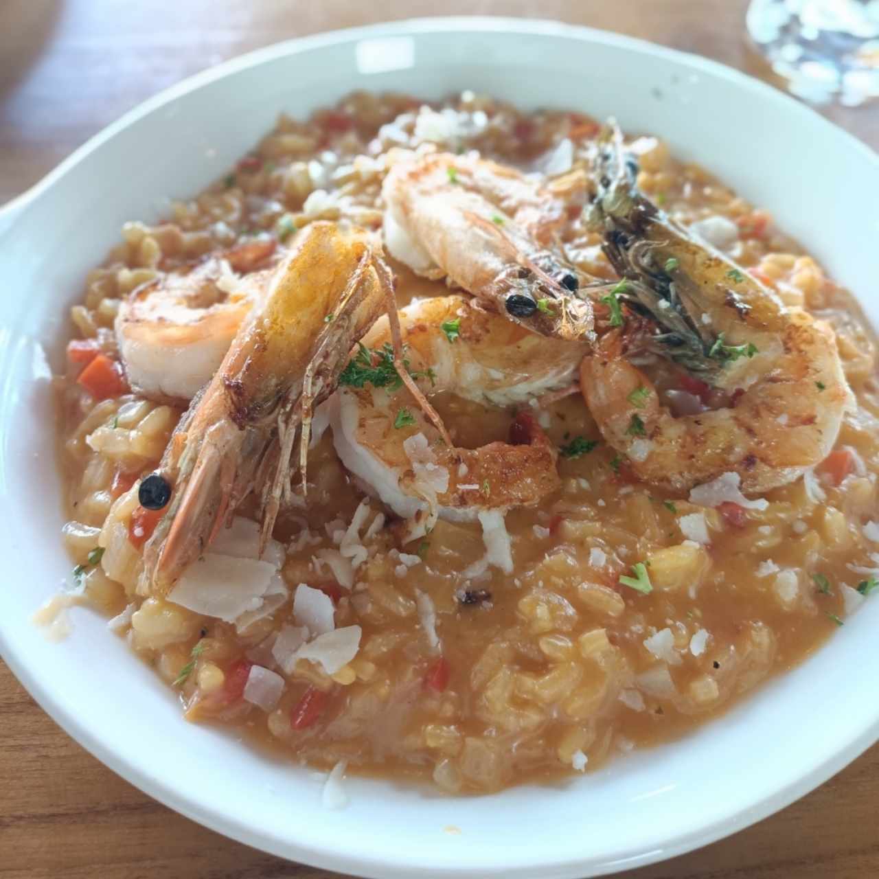 rissoto de Camarones 
