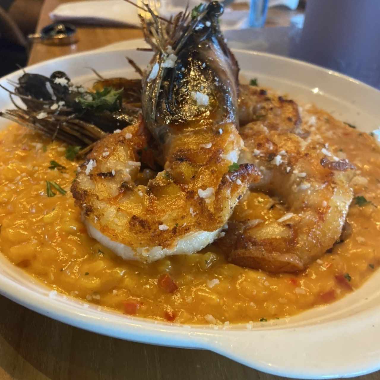Risotto de Camarones