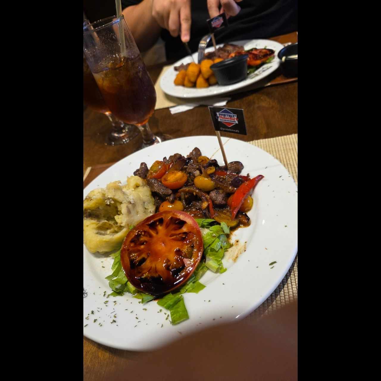 Entraña (menú almuerzo)