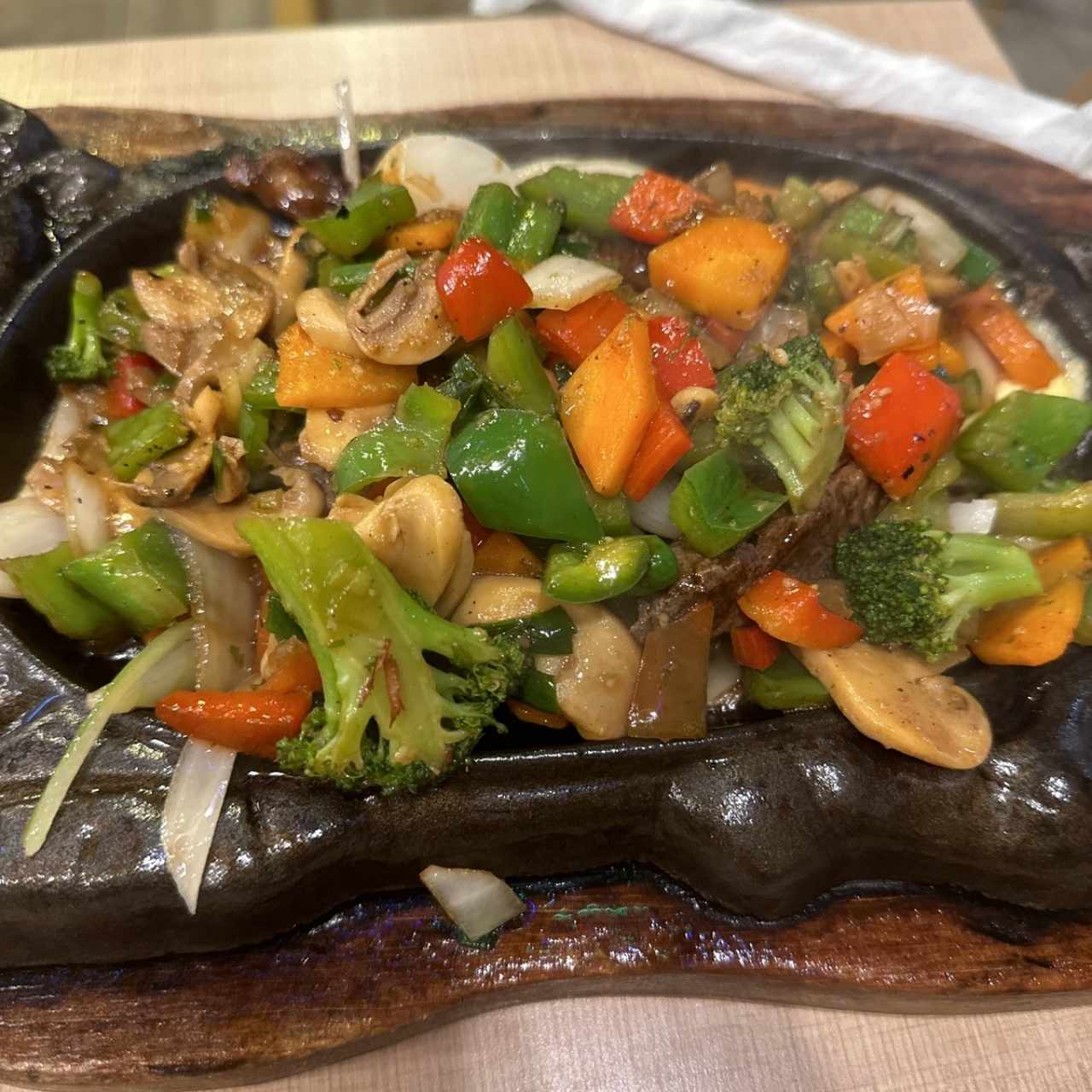 Sizzling filete de res