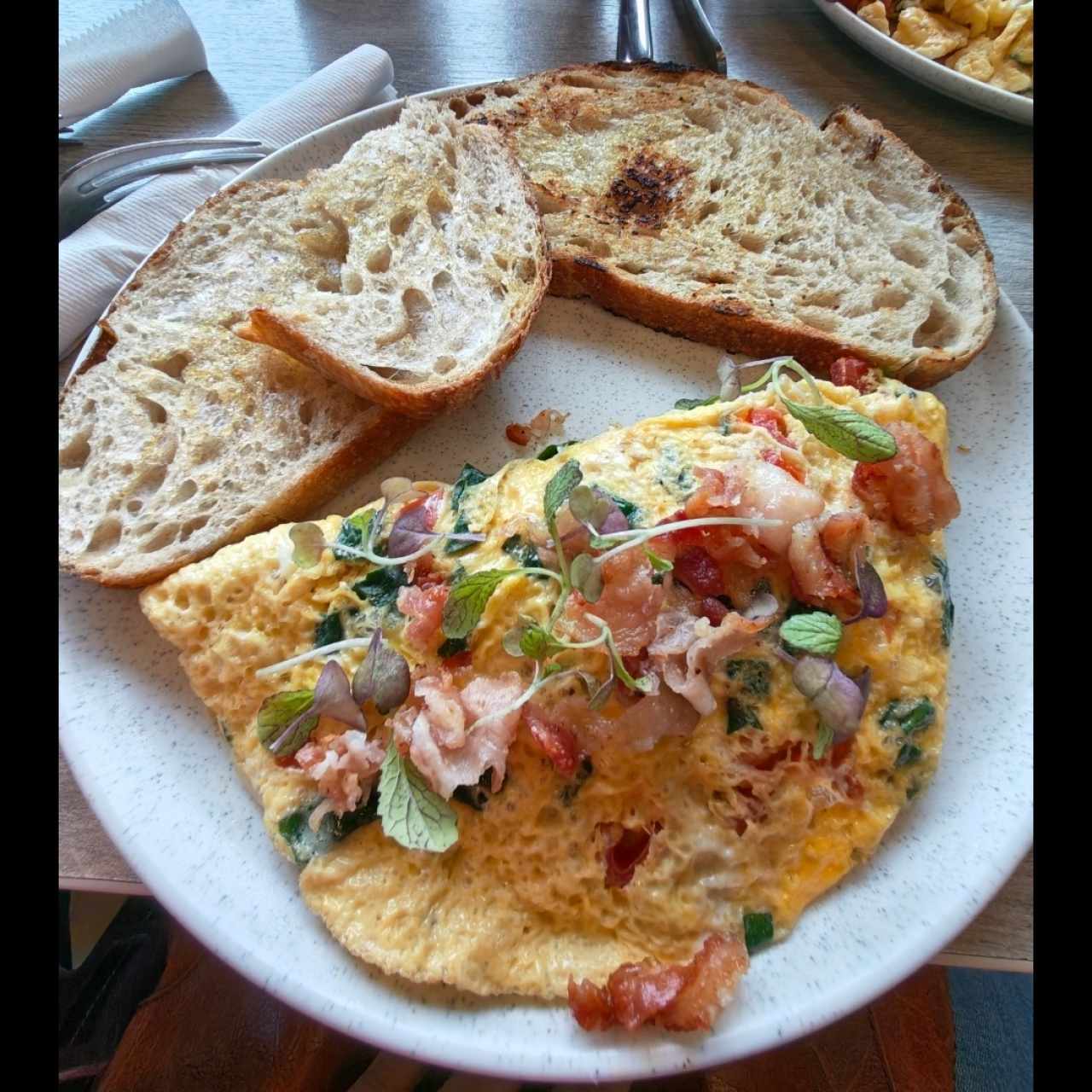 Omelet & Toast