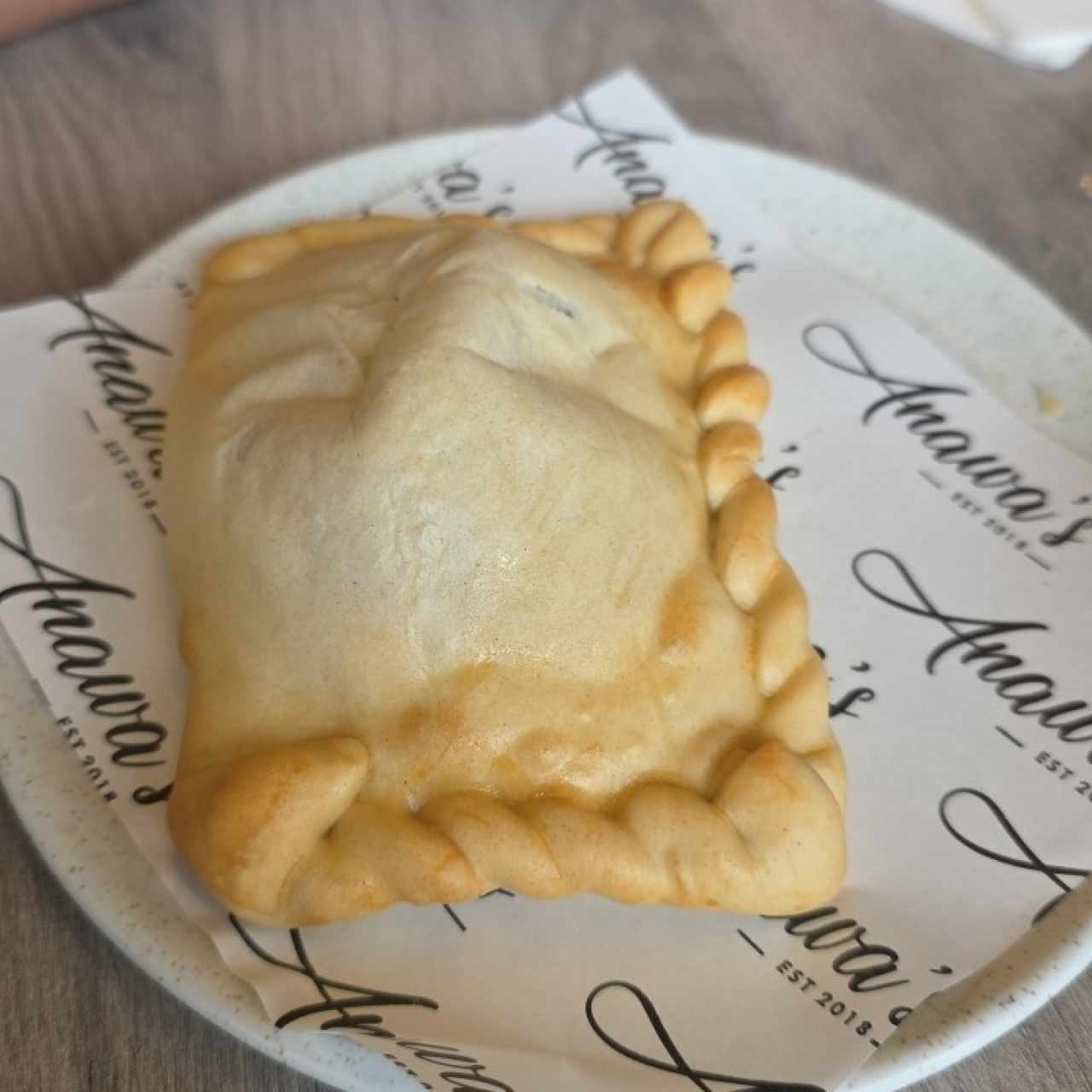 Empanada de Espinaca y Quedo Crema