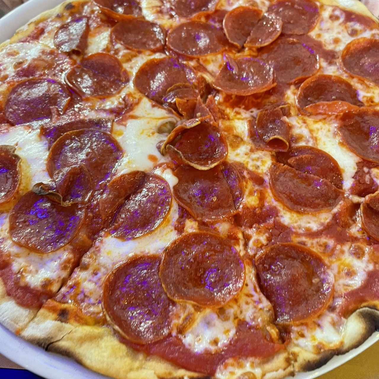 Pizza de pepperoni sin glutten
