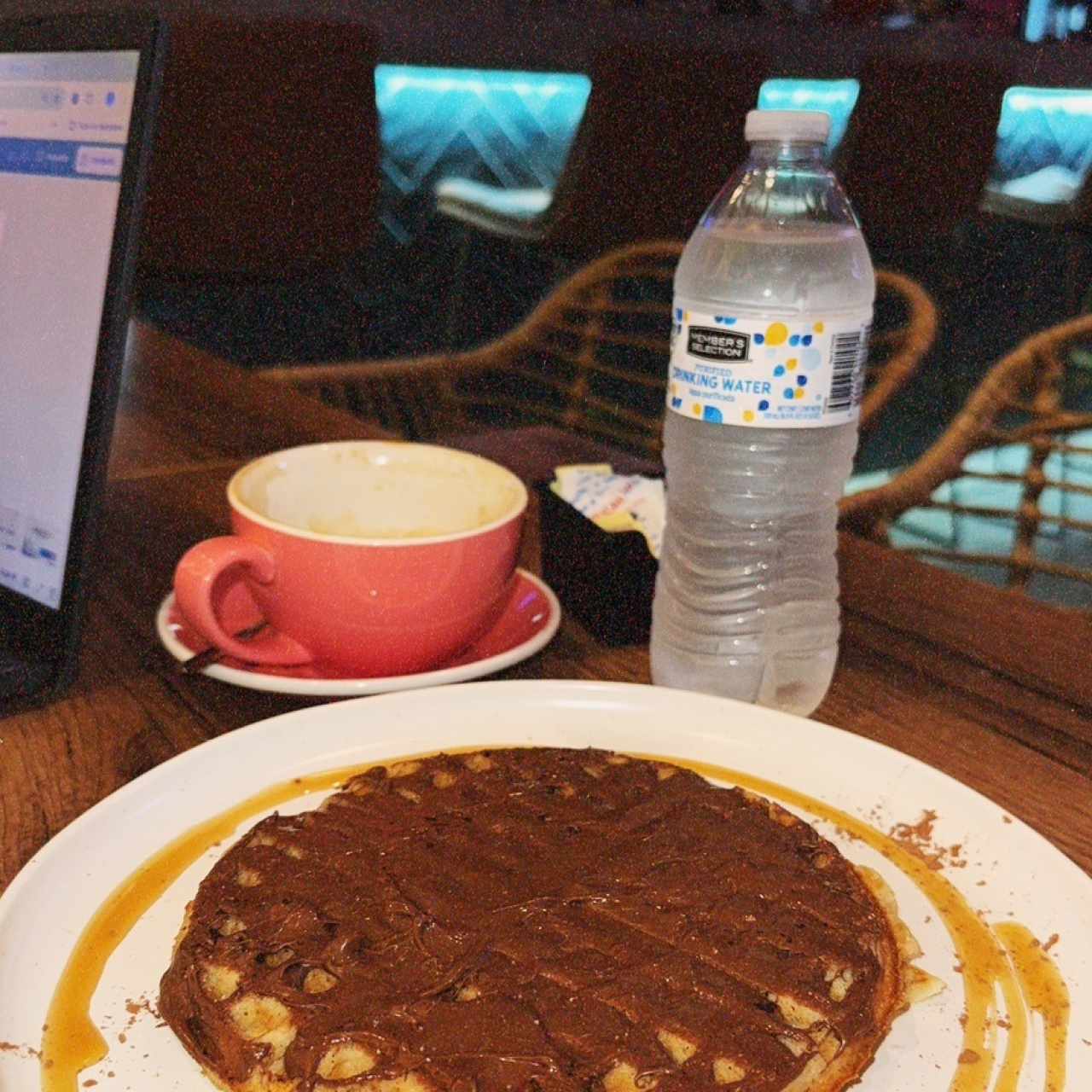 Waffle de nutella