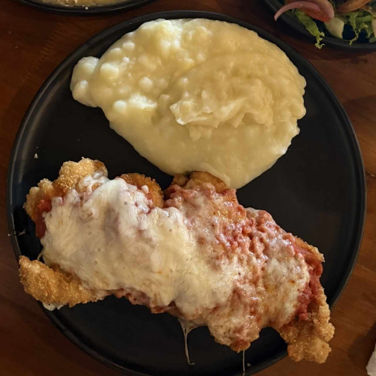 Milanesa a la parmiguiana