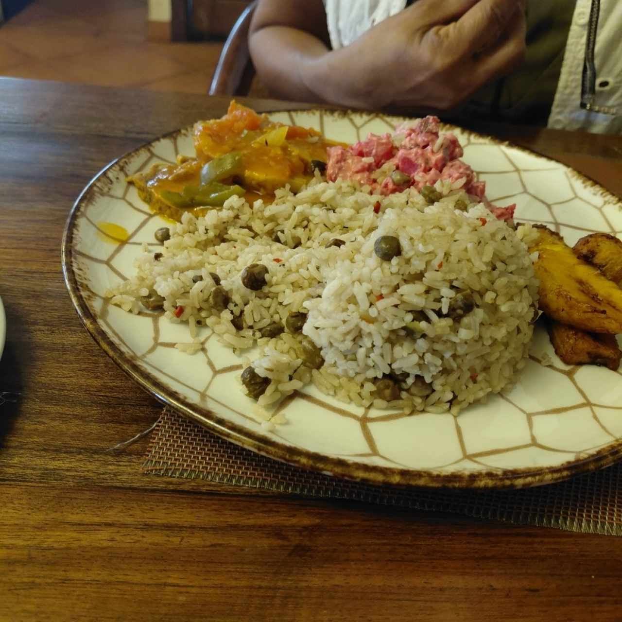 arroz y guando con lechon