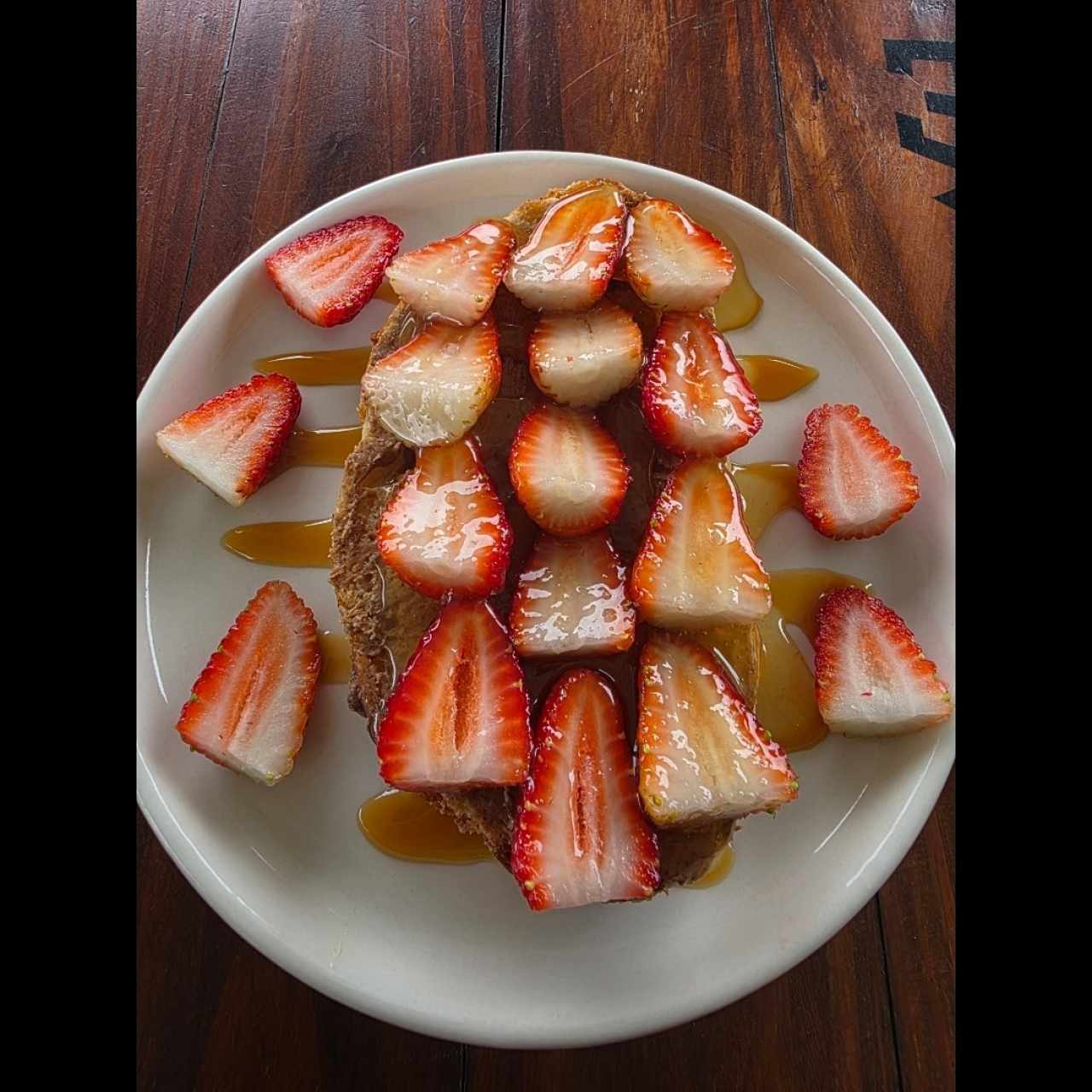 Tostada de fresa