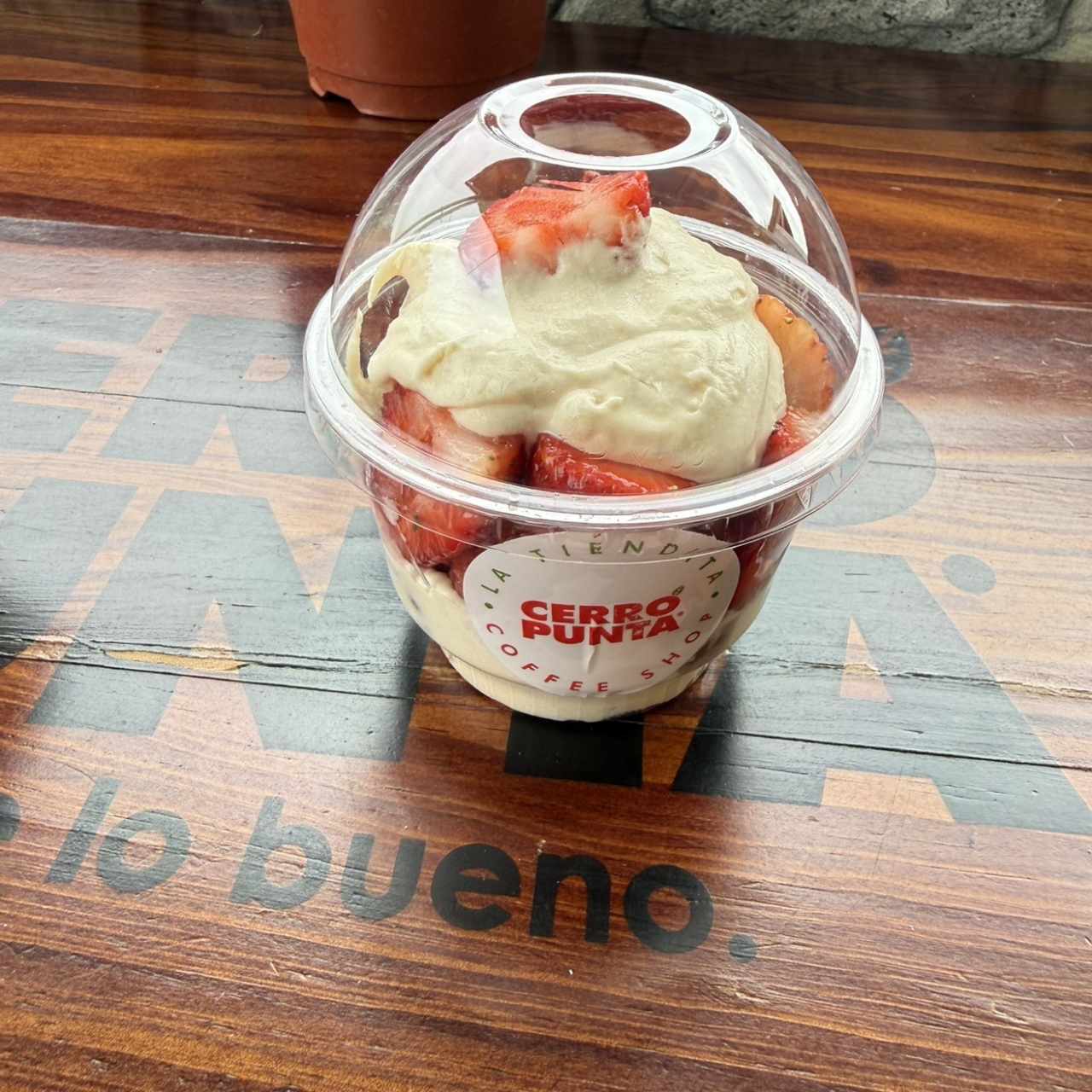 Fresas con crema 