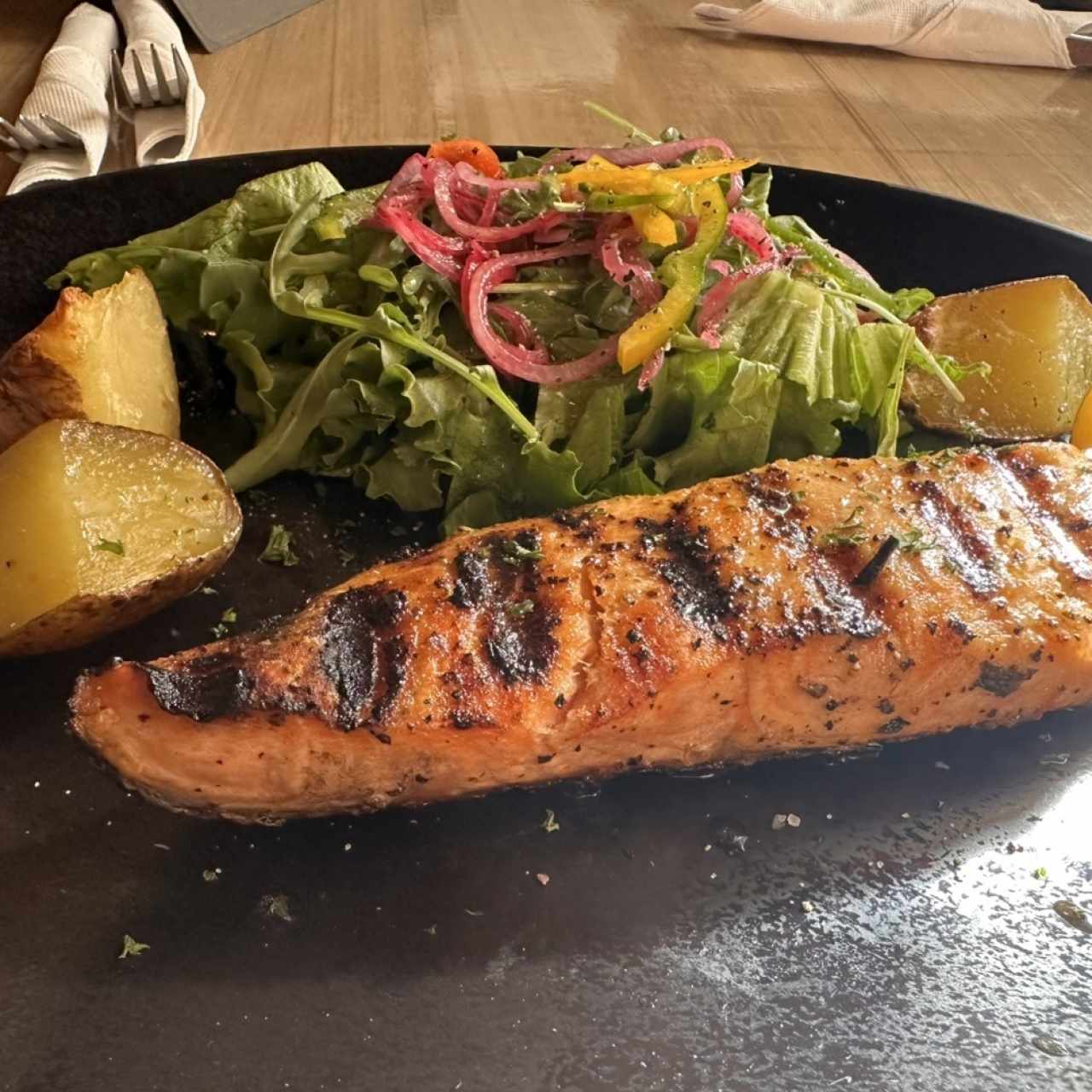 Salmon a La Parrilla