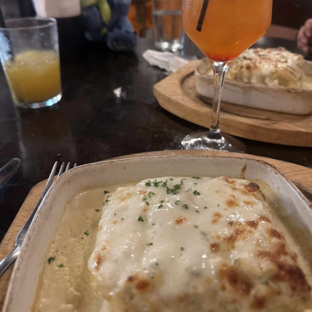 Lasaña de pollo