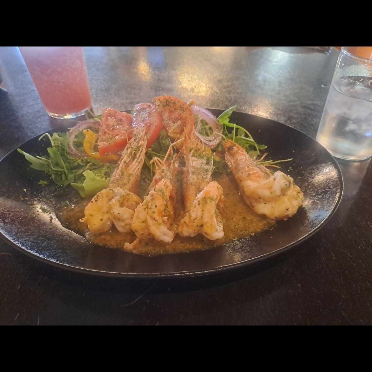 langostinos al ajillo