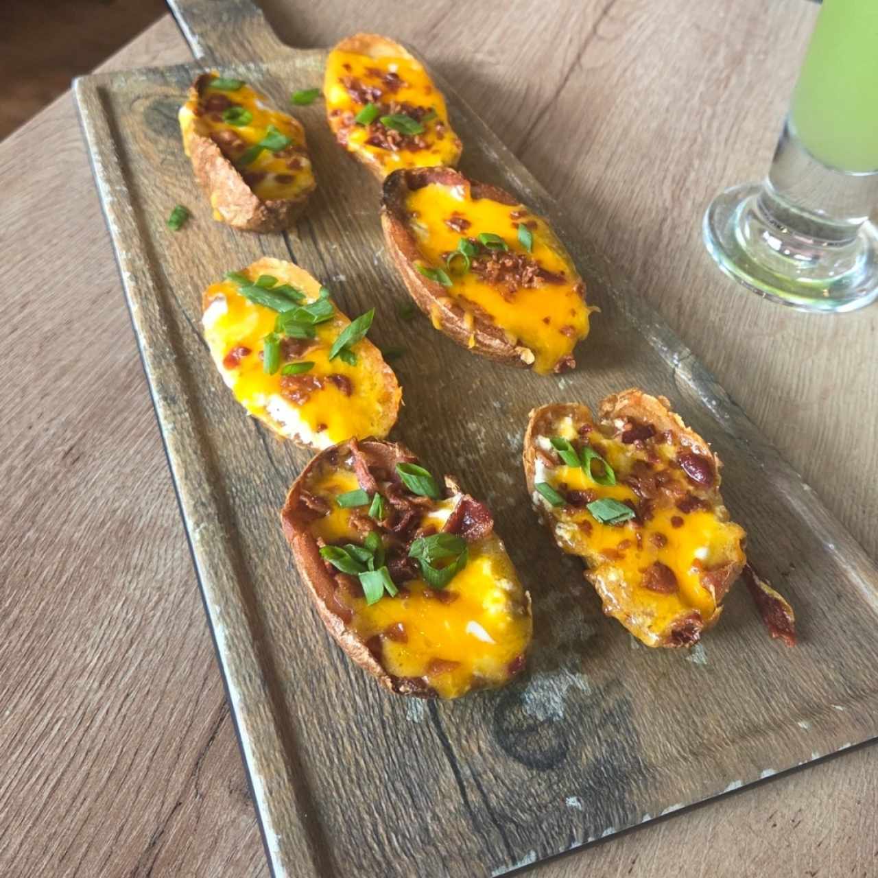 papa queso y bacon 