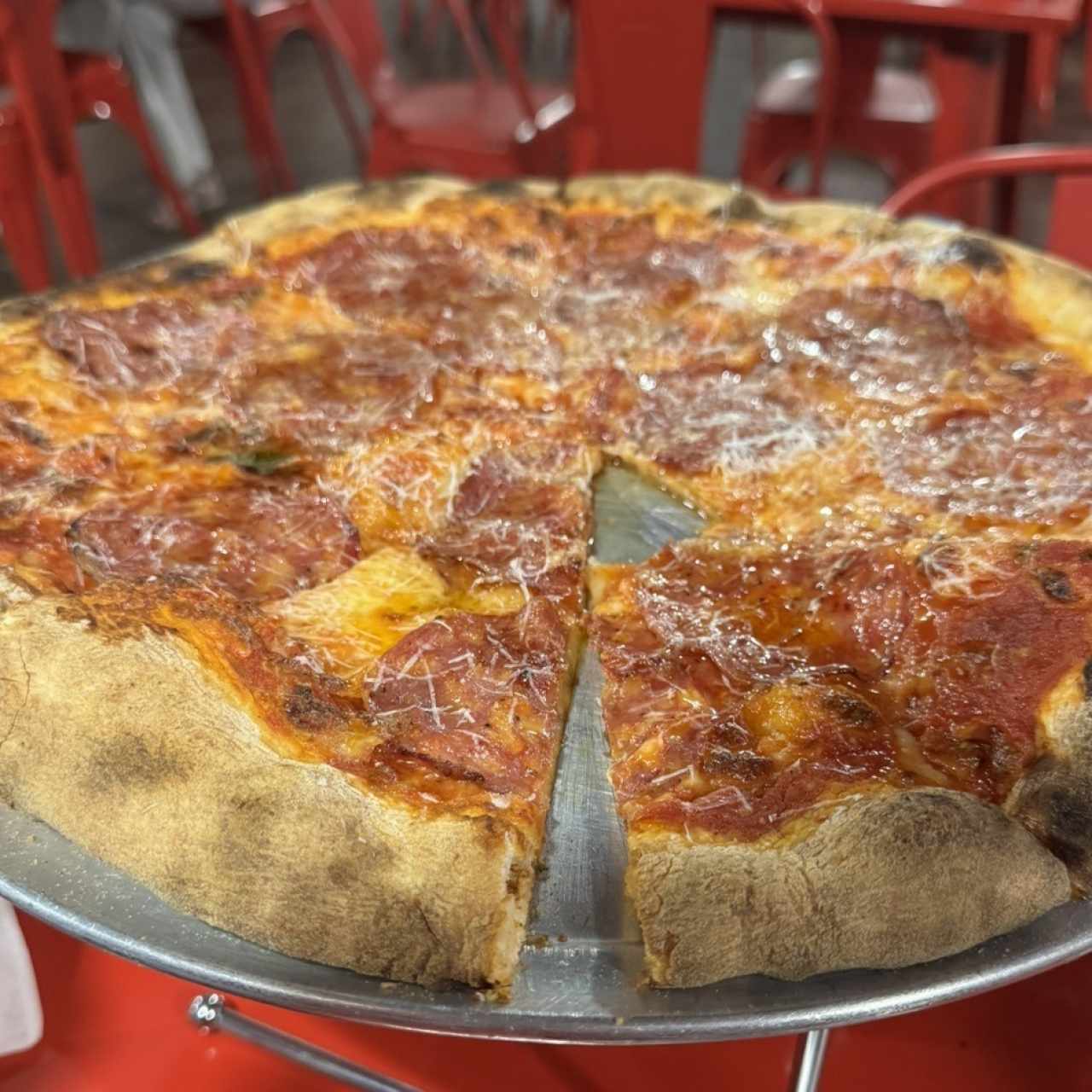 Pizza de mortadela