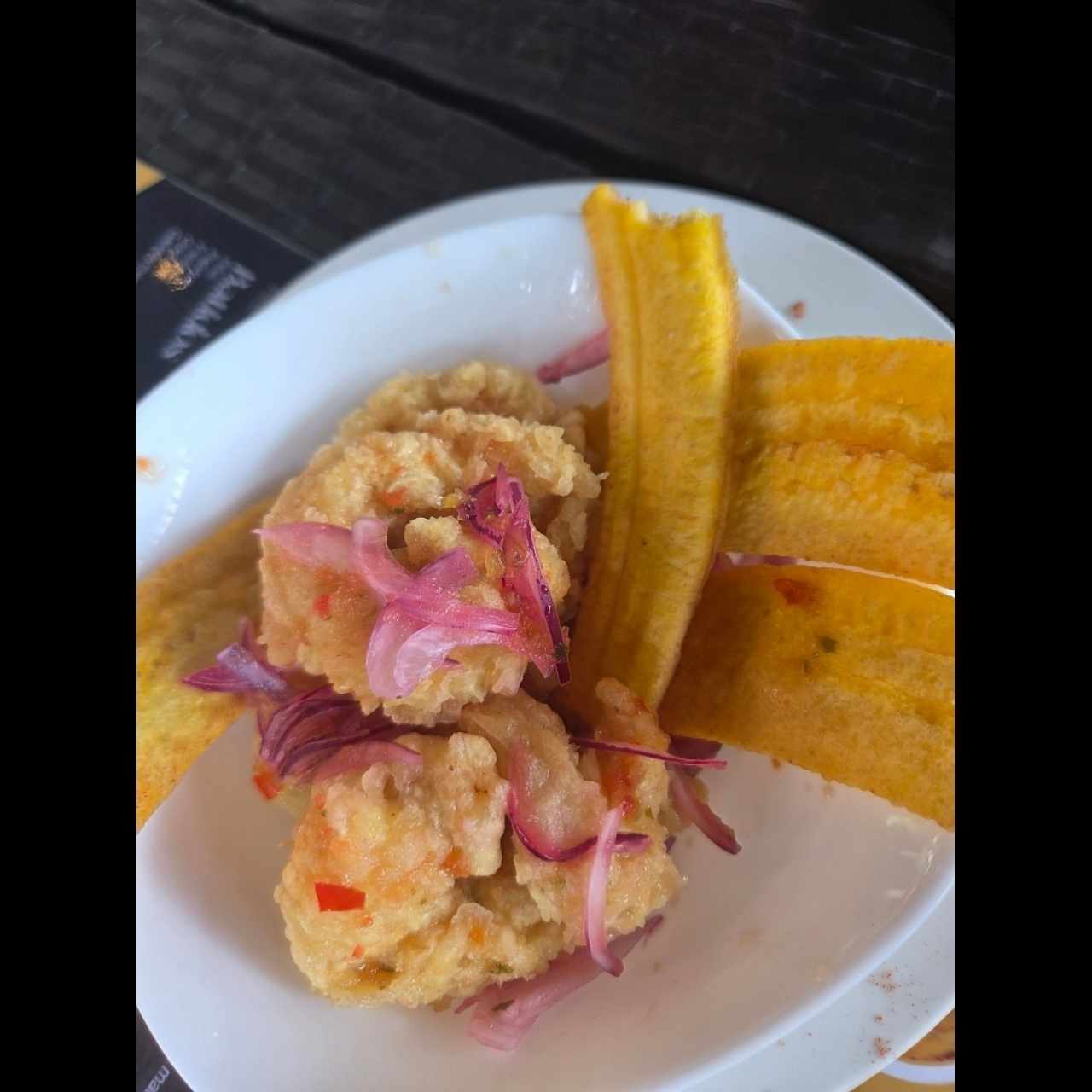 CEVICHE FRITO DE CAMARÓN