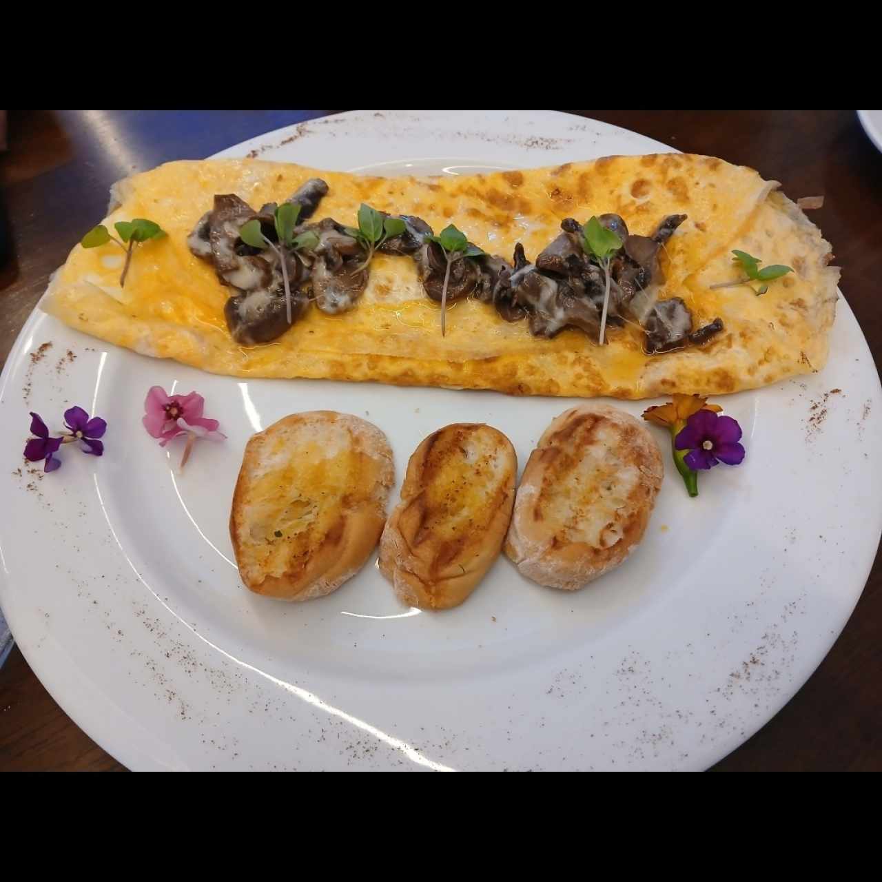 Omellete con pan 
