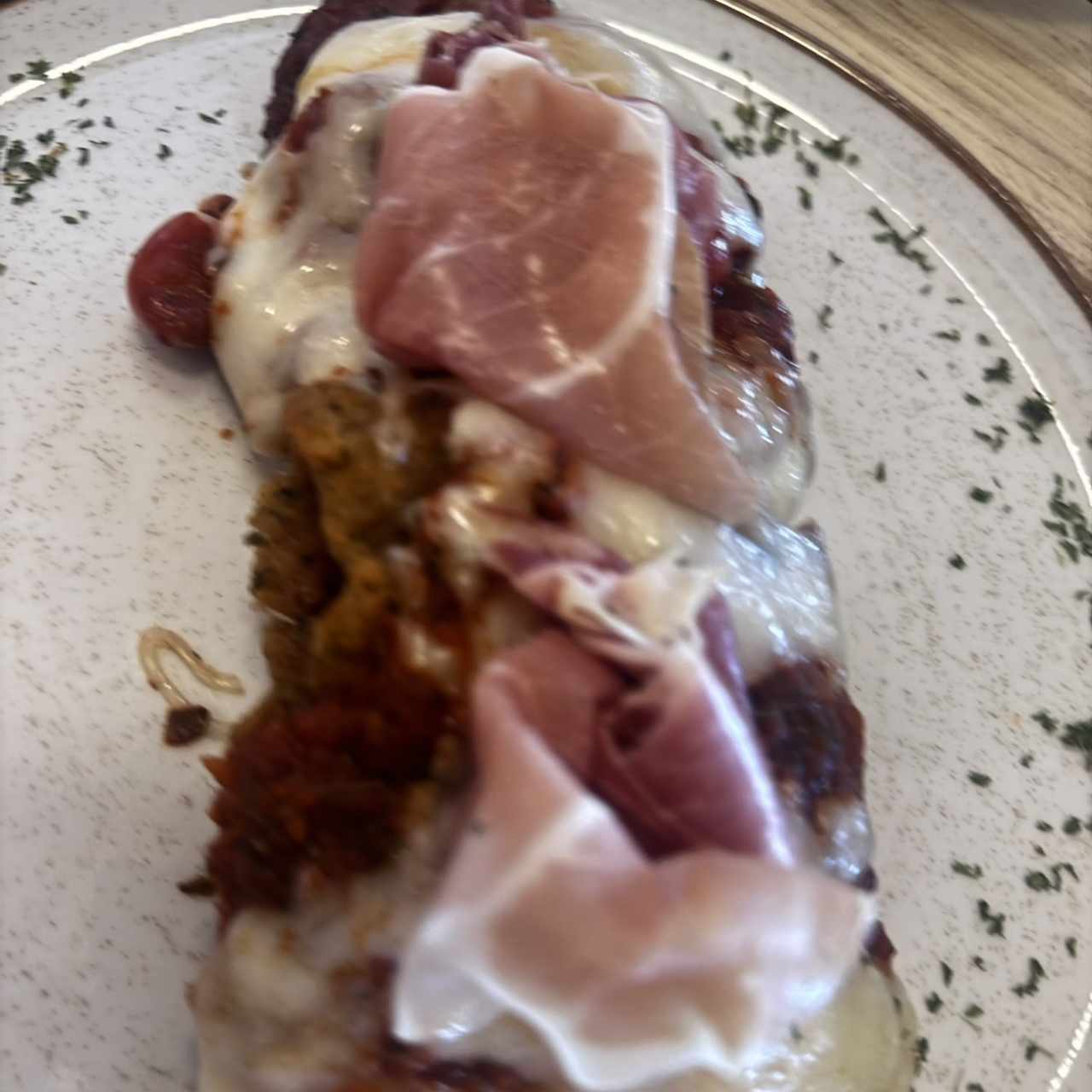 Milanesa con Jamon Serrano