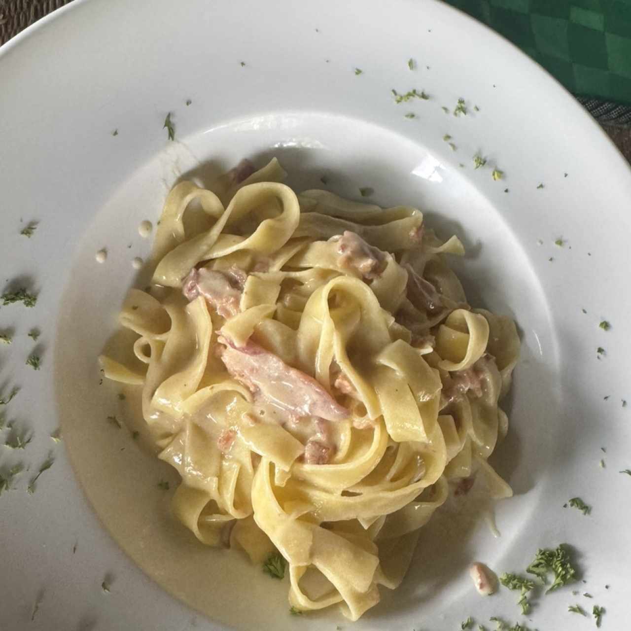 Tagliatelle carbonara