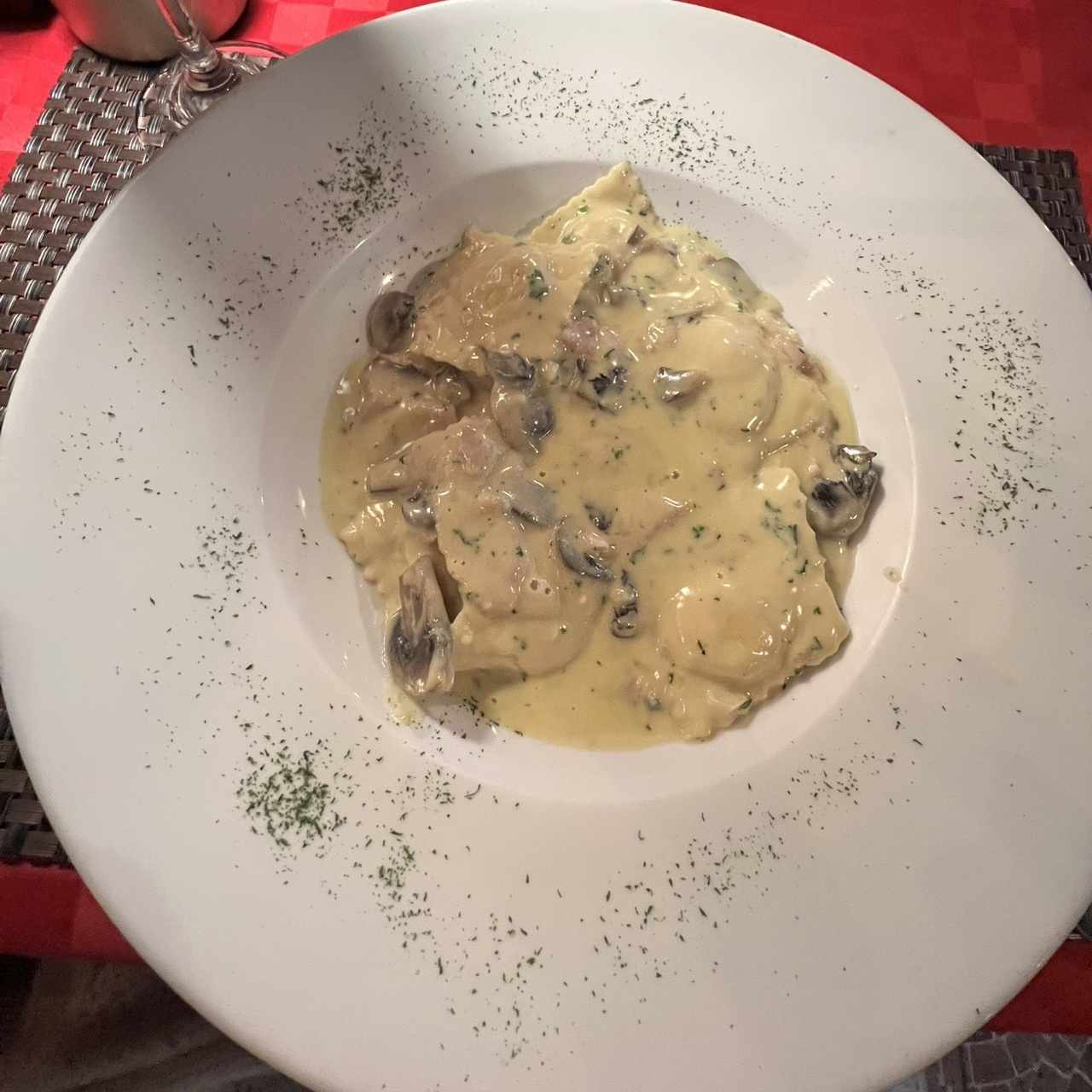Ravioli de pollo 