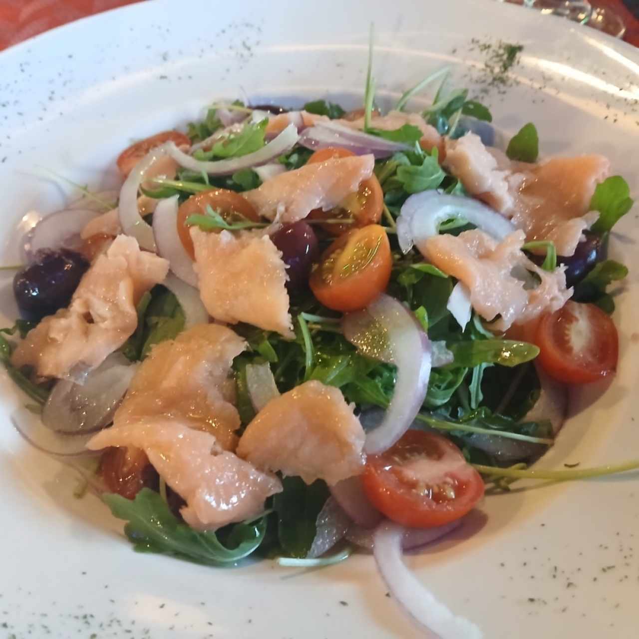 Ensalada de salmón 