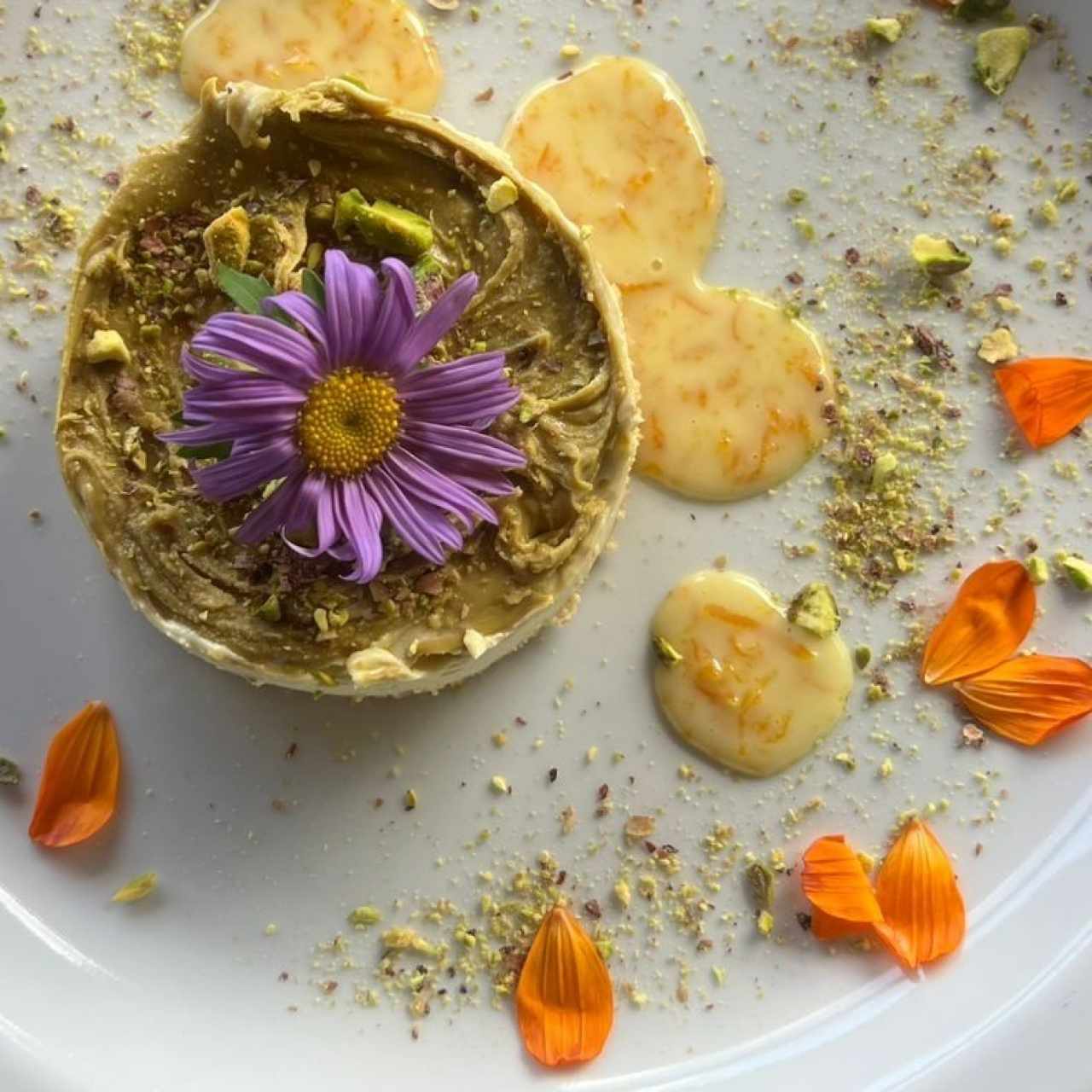 Cheesecake de pistacho