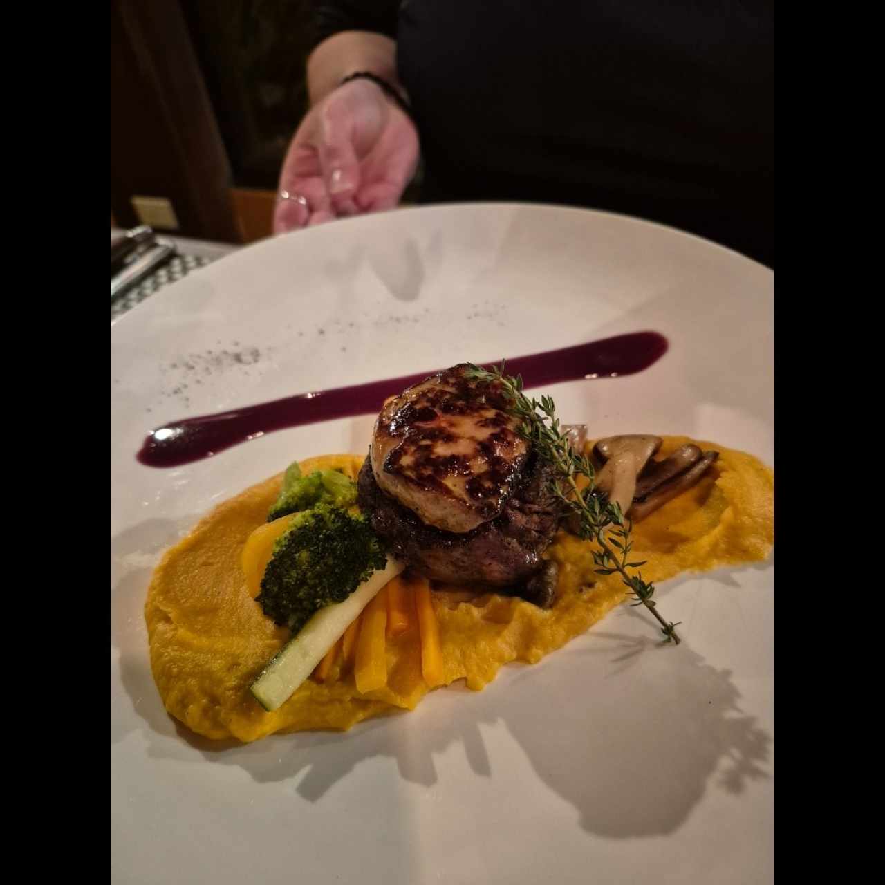 filete de angus con foie gras