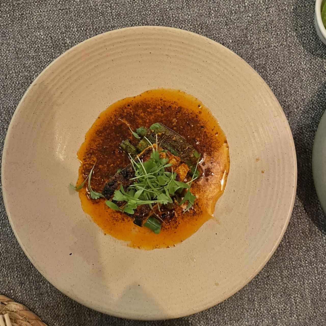 Salmon on fire 
