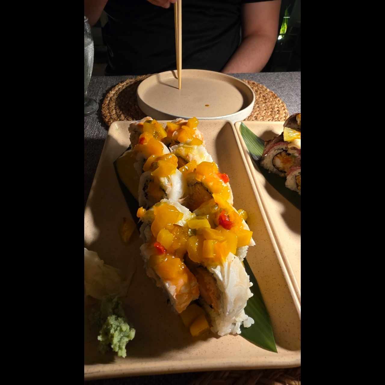 roll con mango