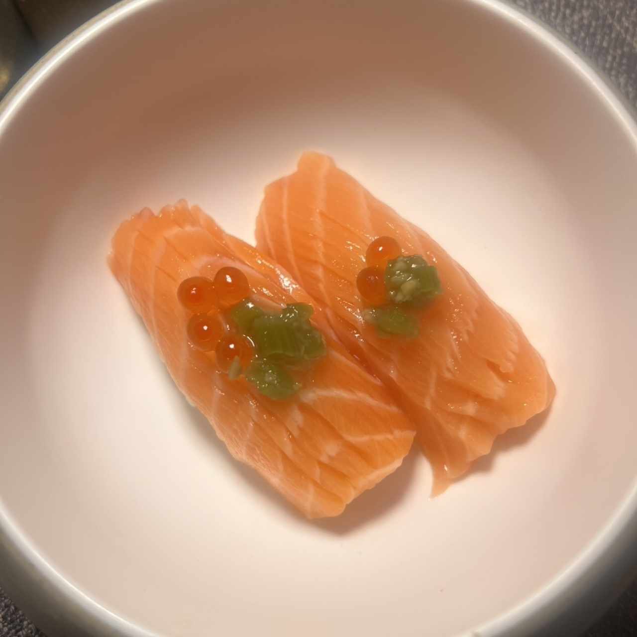 Sashimi Nigiri de Salmón 