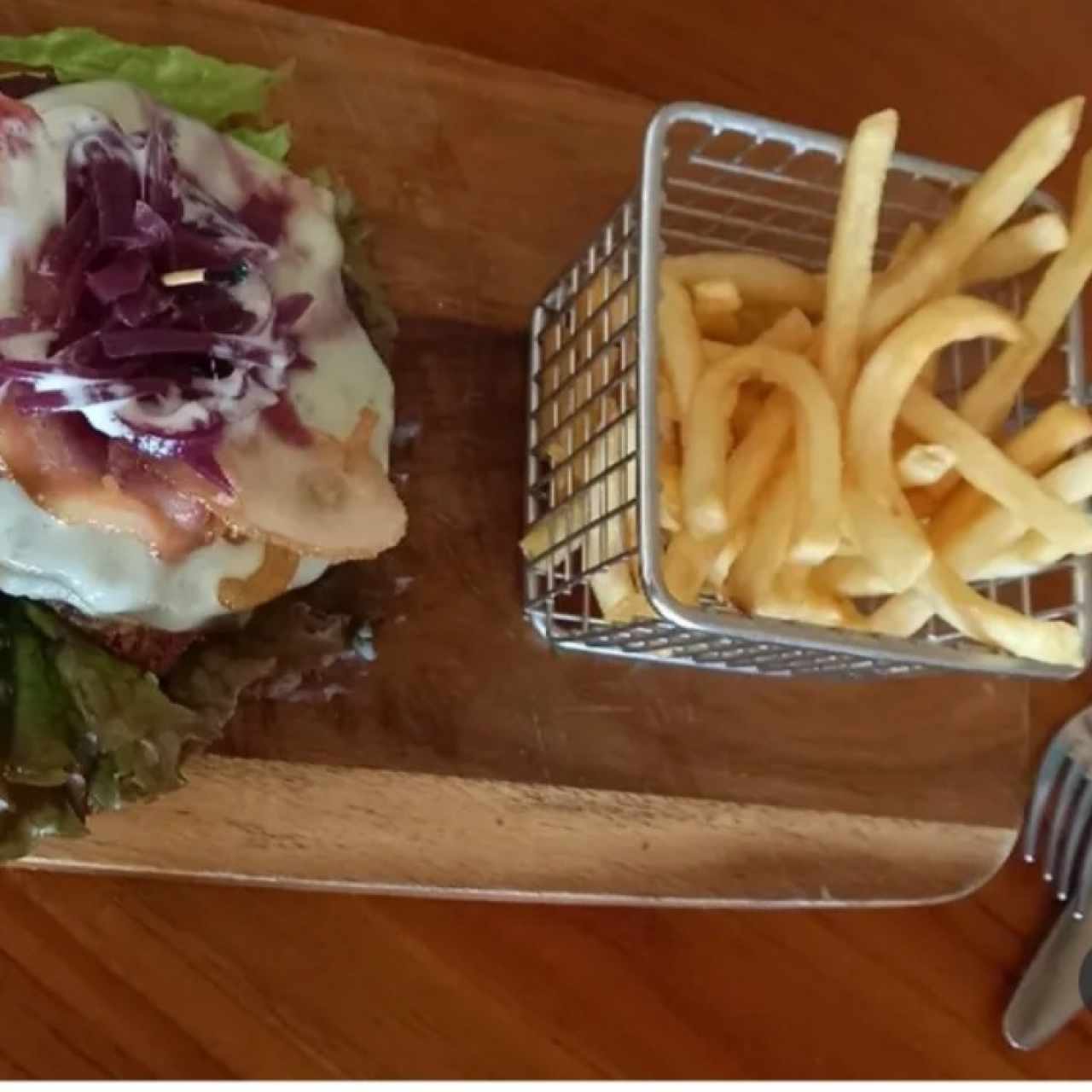 hamburguesa sin pan 