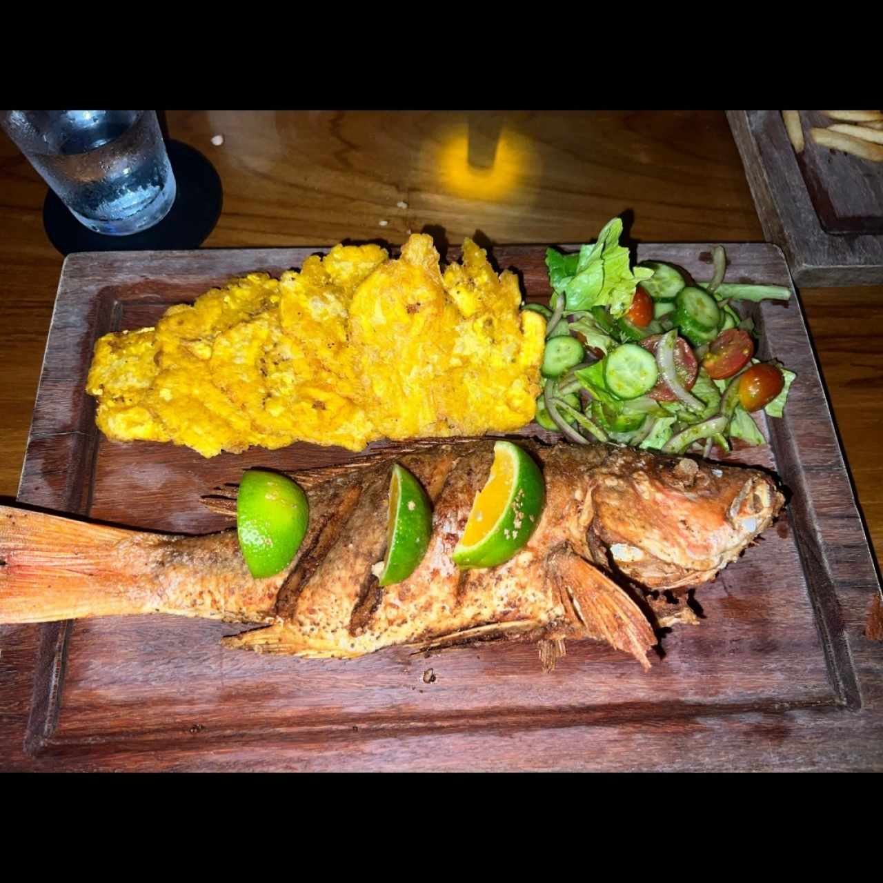 Corvina frita de 1 libra 