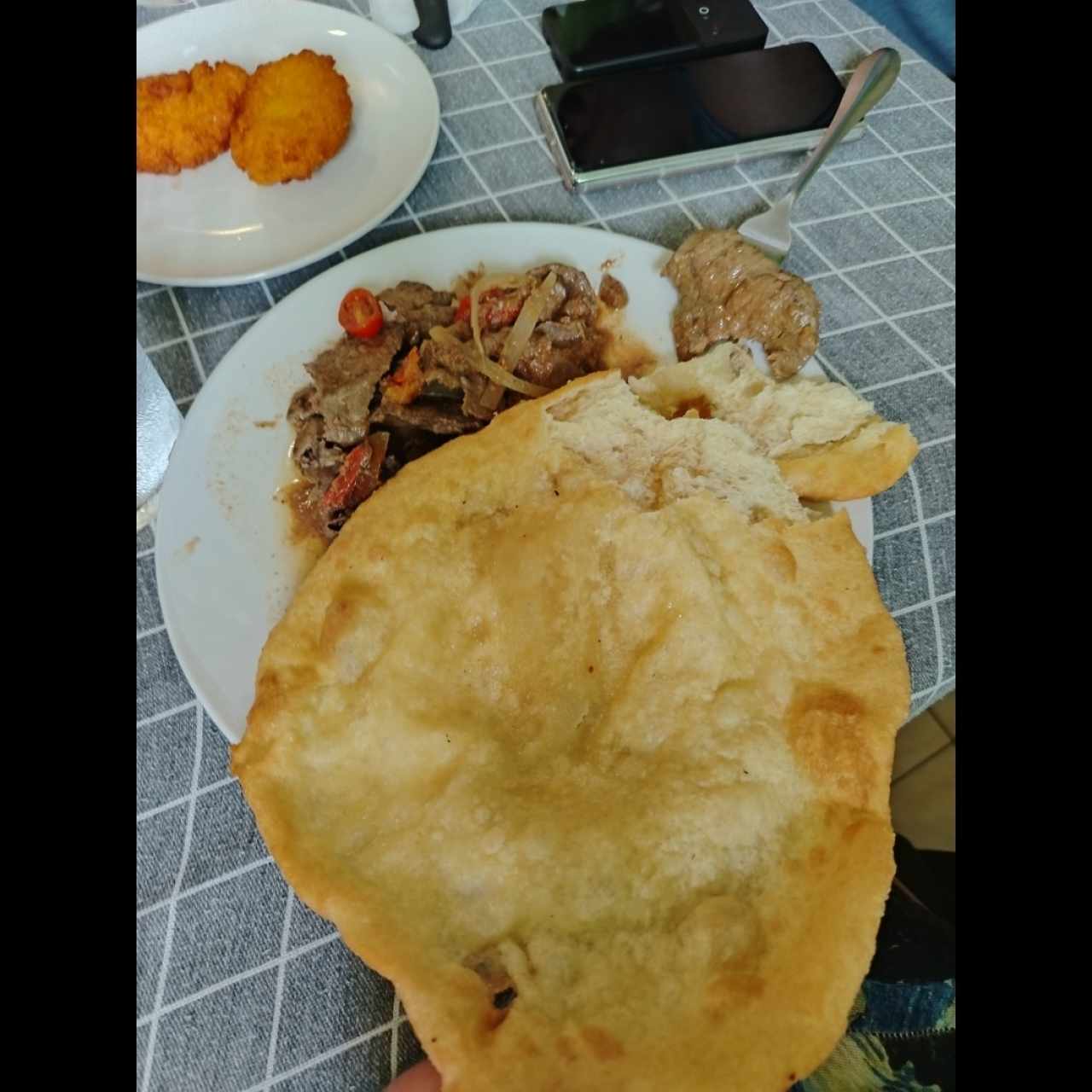 Hojaldre con Bistec picado