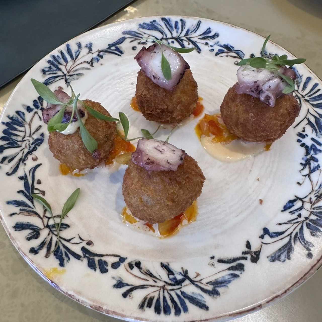 Croquetas de Pulpo Caribeñas