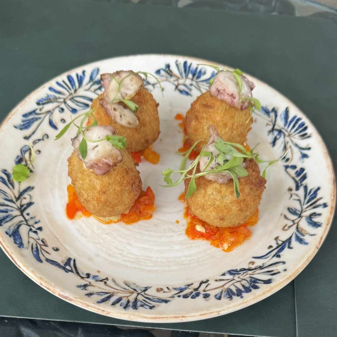 Croquetas de Pulpo Caribeñas