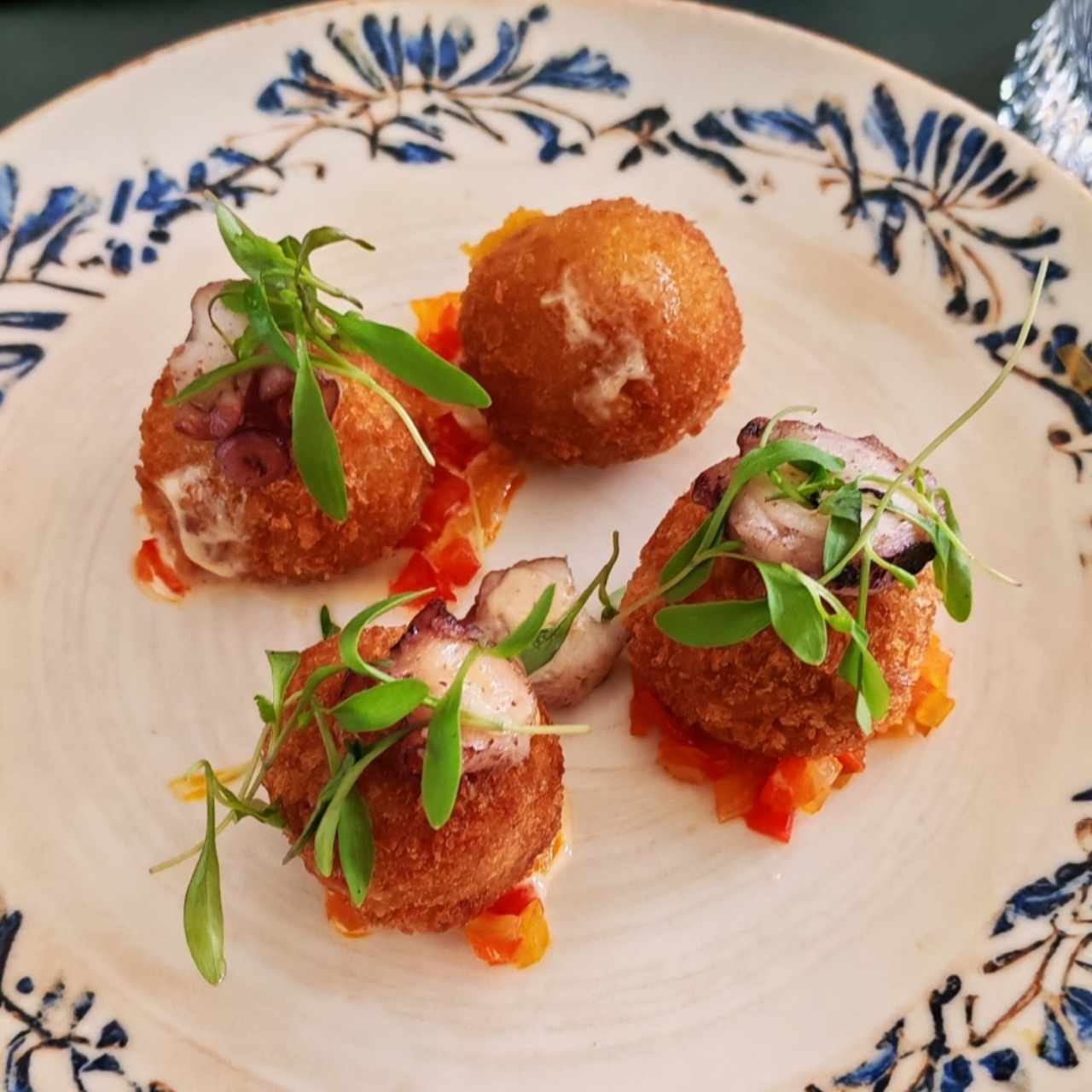 Croquetas de Pulpo Caribeñas