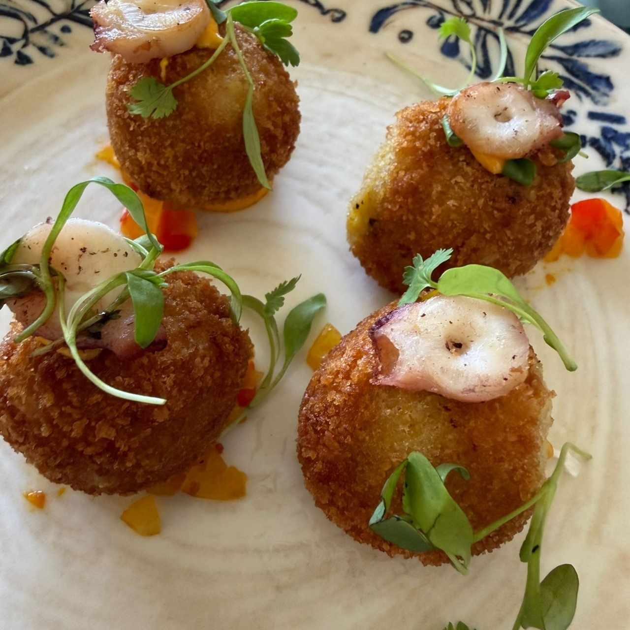 Croquetas de Pulpo Caribeñas