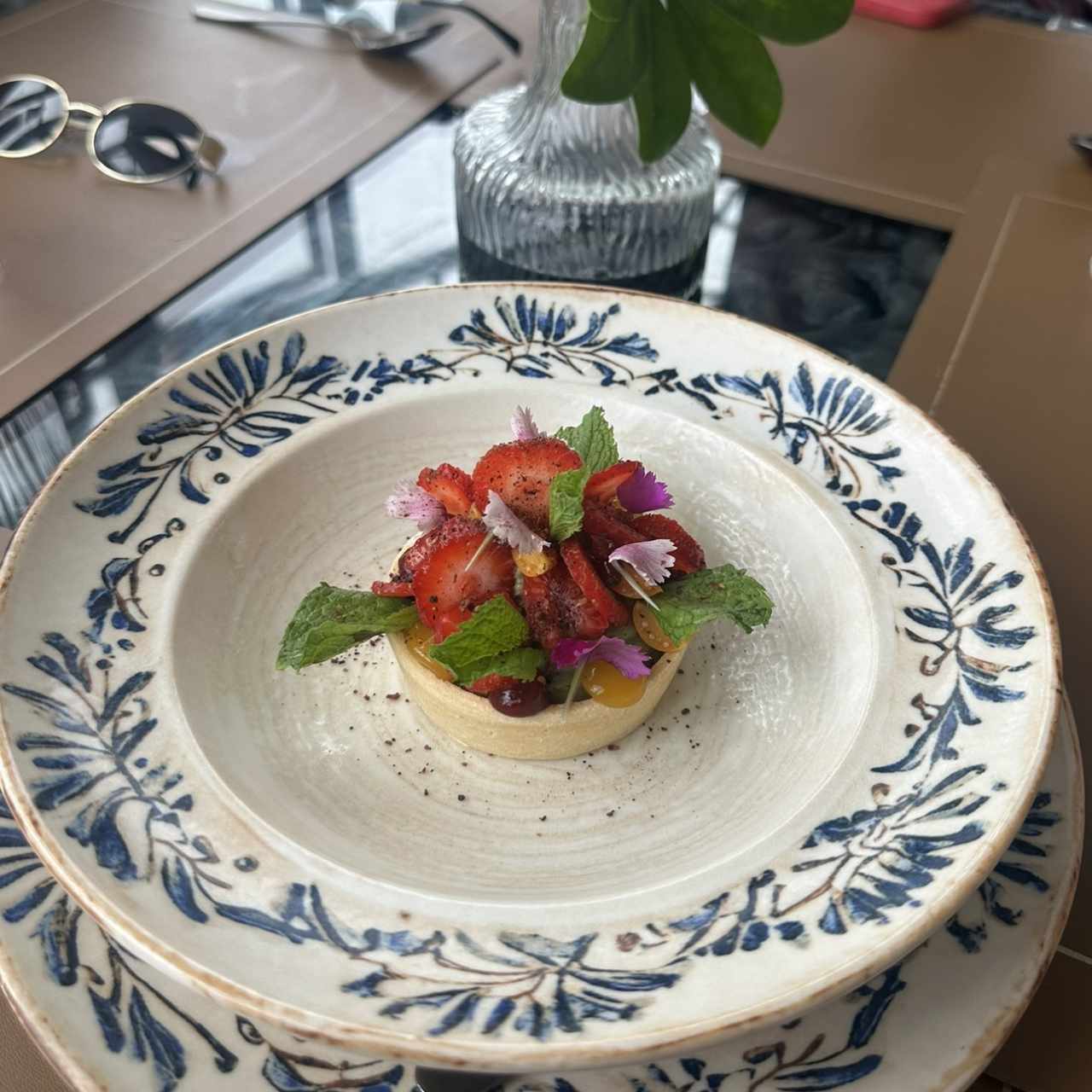 Tarta de Frutos Rojos con Ganache de Pistacho