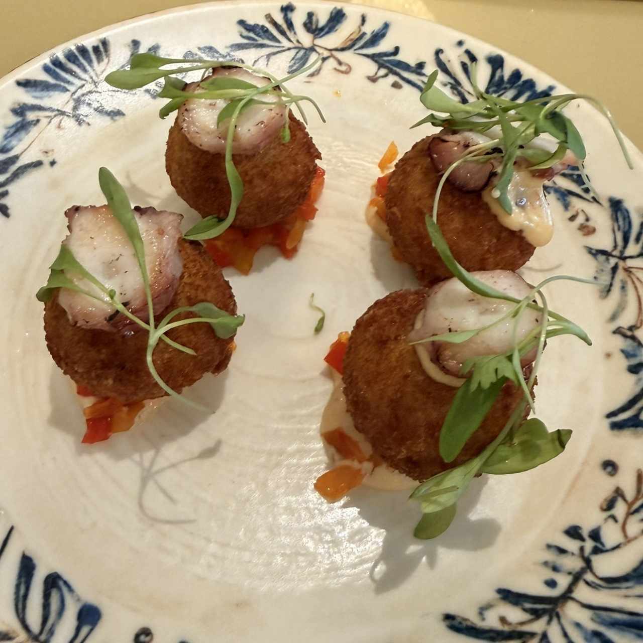 Croquetas de Pulpo Caribeñas