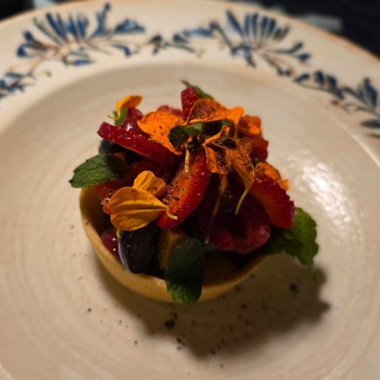 Tarta de Frutos Rojos con Ganache de Pistacho