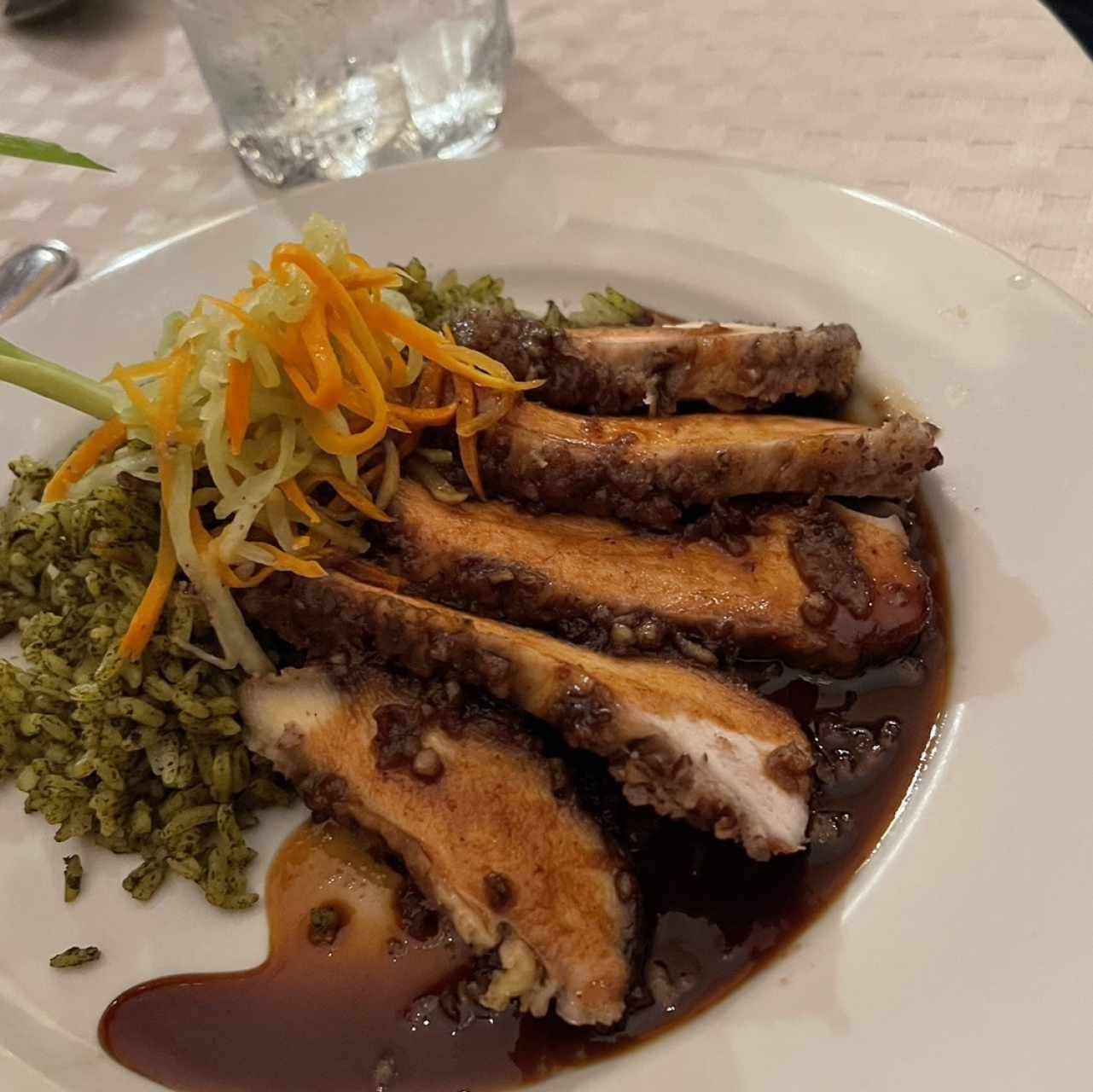 Pollo con salsa de tamarino