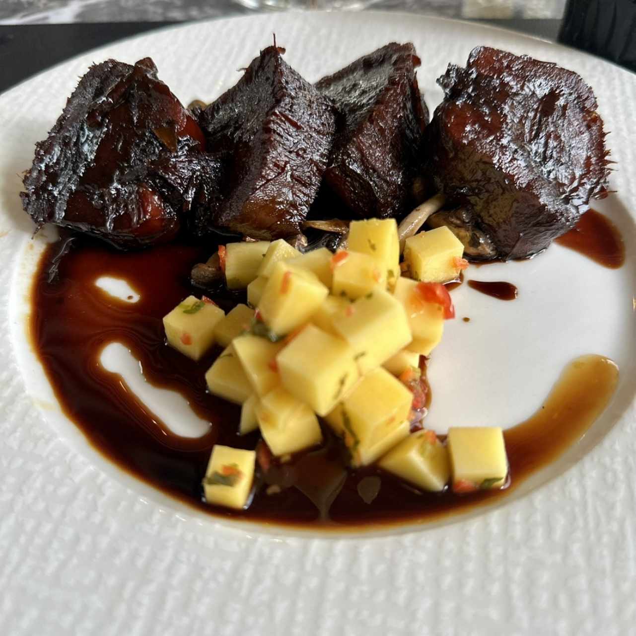 Medallón de lengua de res