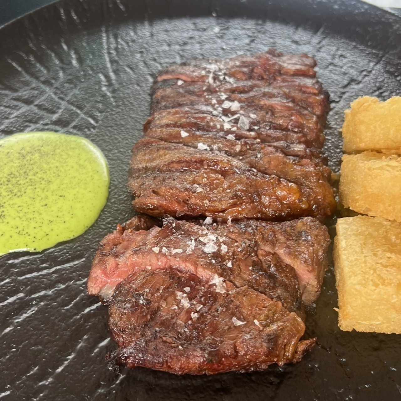 Entraña de res en palito