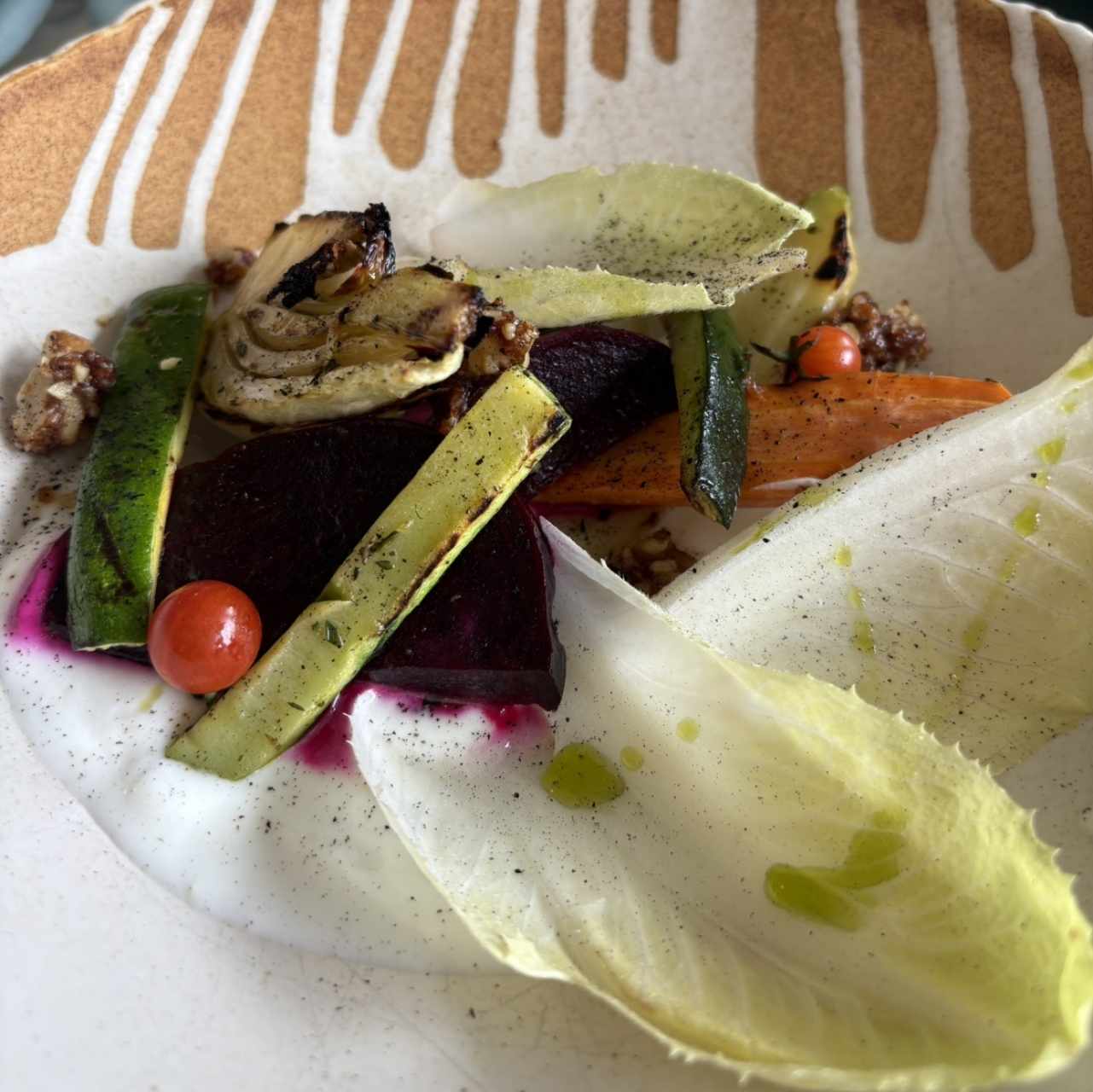 Vegetales a la brasa